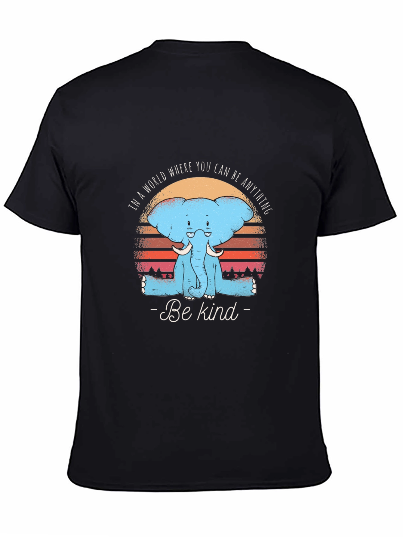 Be Kind Elephant T-Shirt - Soft Cotton Tee