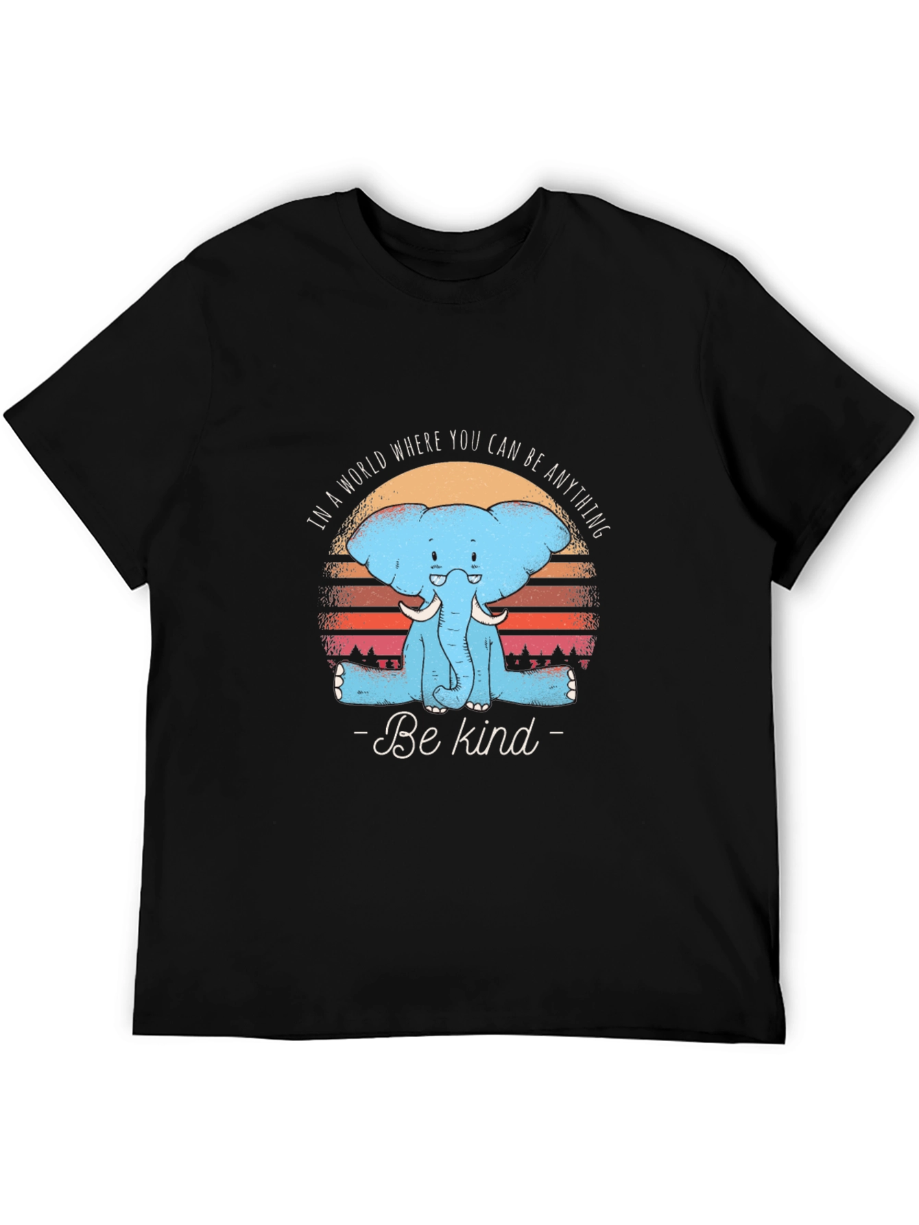 Be Kind Elephant T-Shirt - Soft Cotton Tee