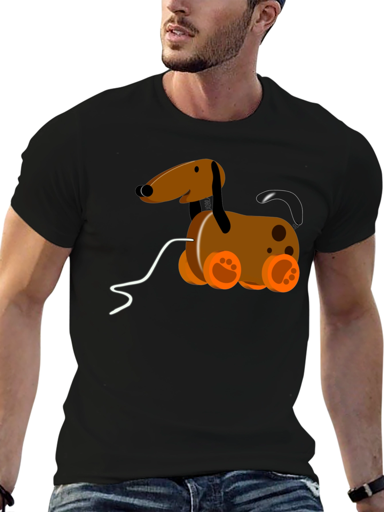 Pull Toy Dog Graphic Tee
