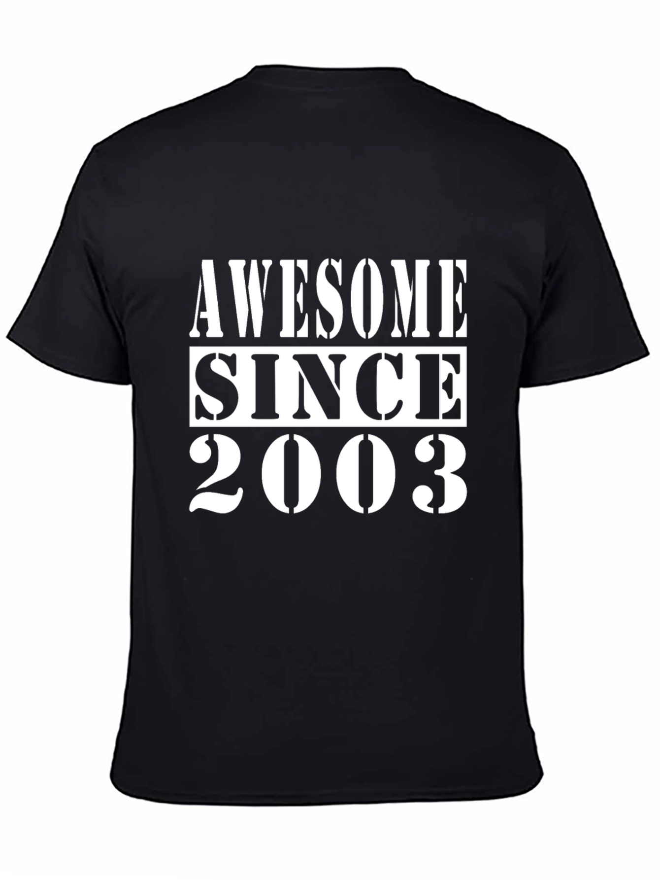 Awesome Since 2003 Black T-Shirt