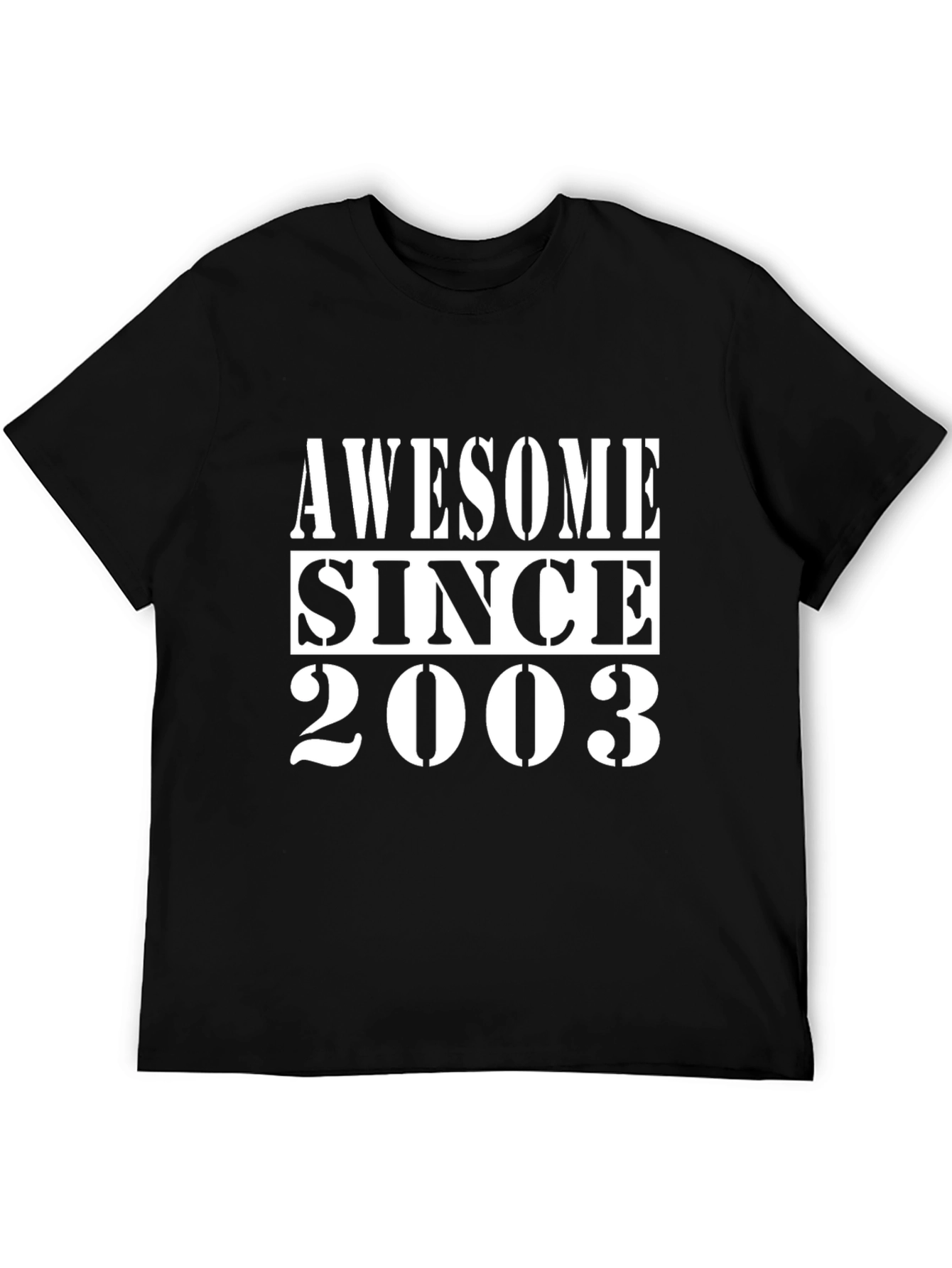 Awesome Since 2003 Black T-Shirt