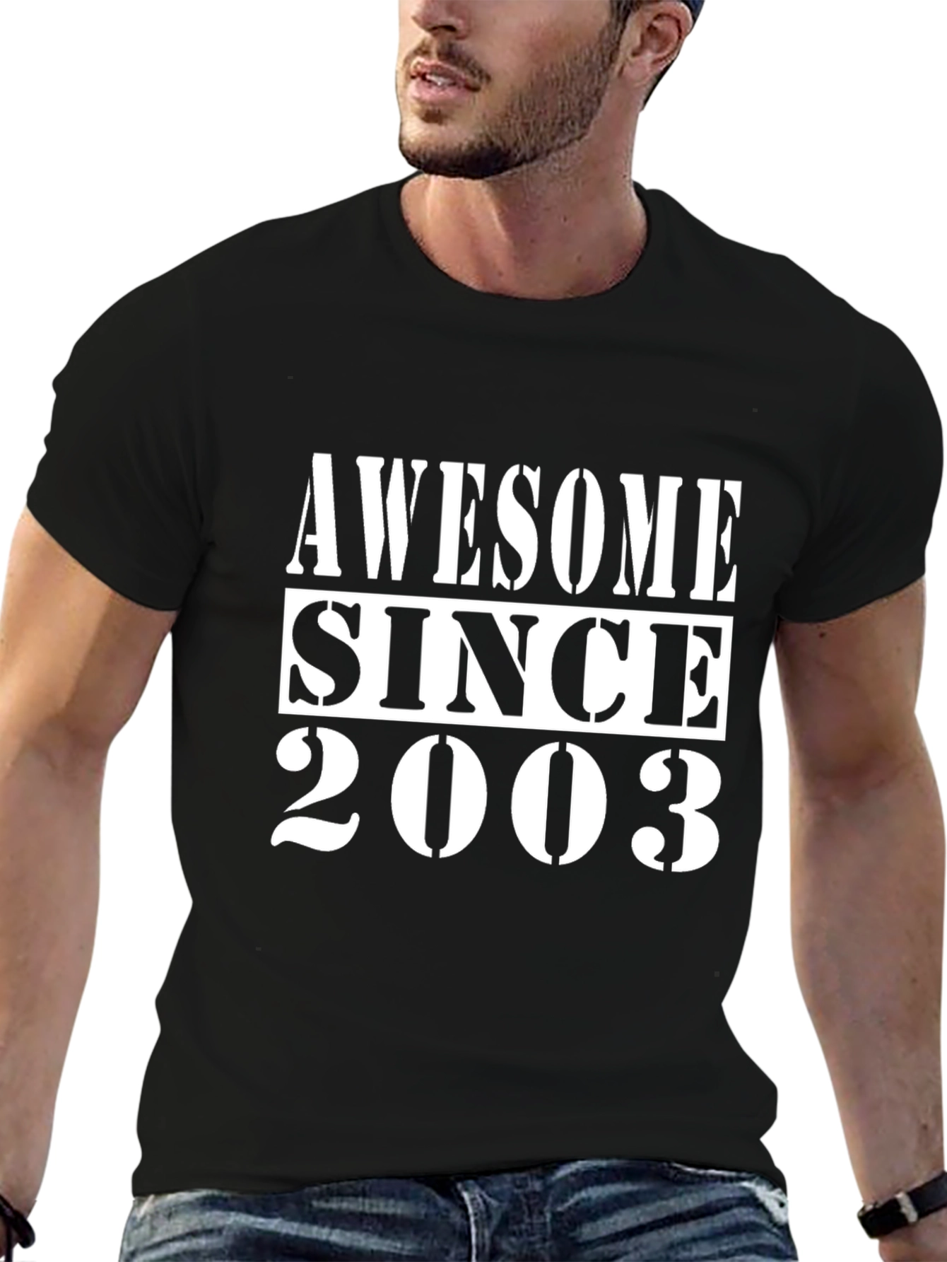 Awesome Since 2003 Black T-Shirt