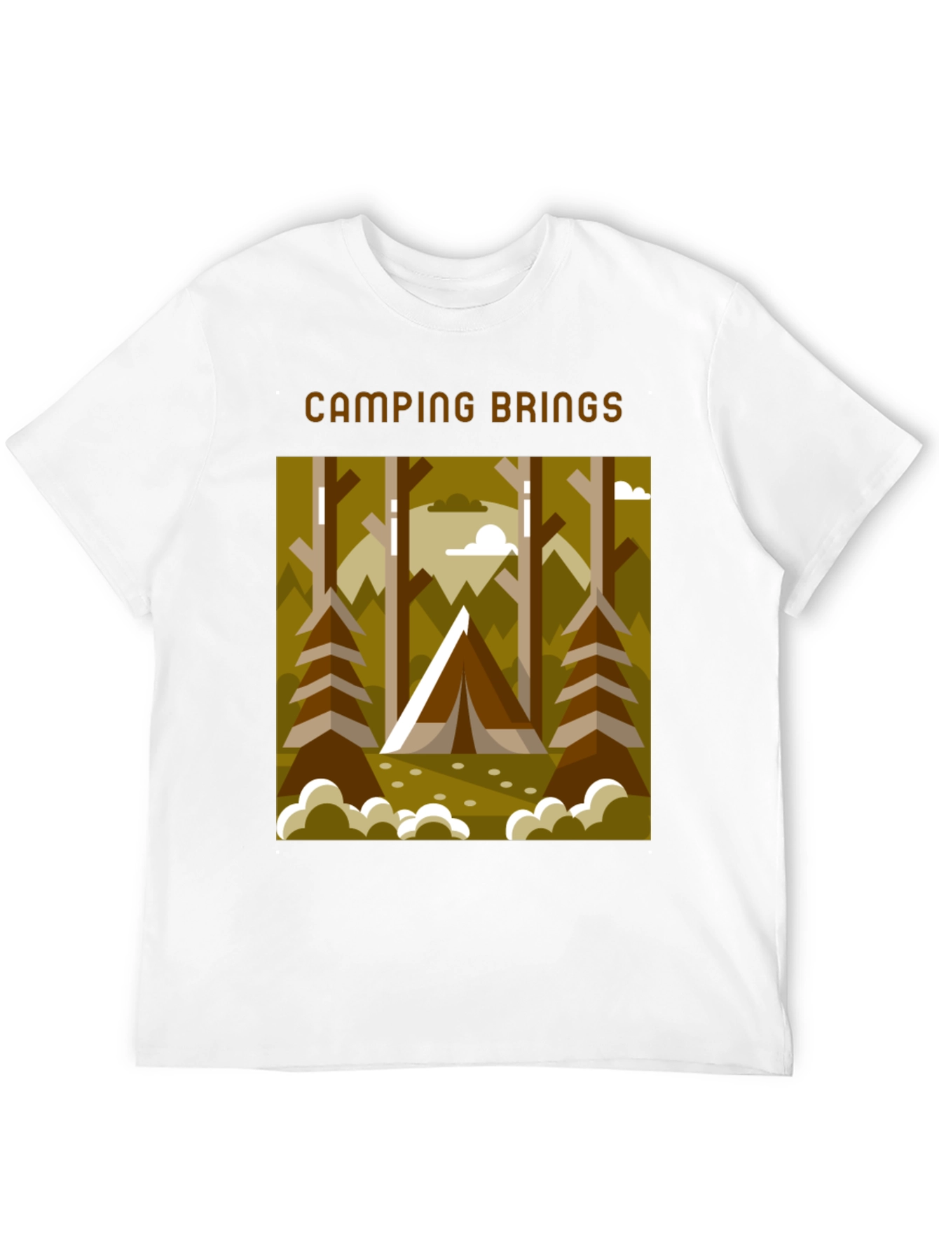 Camping Brings T-Shirt - Outdoors Graphic Tee