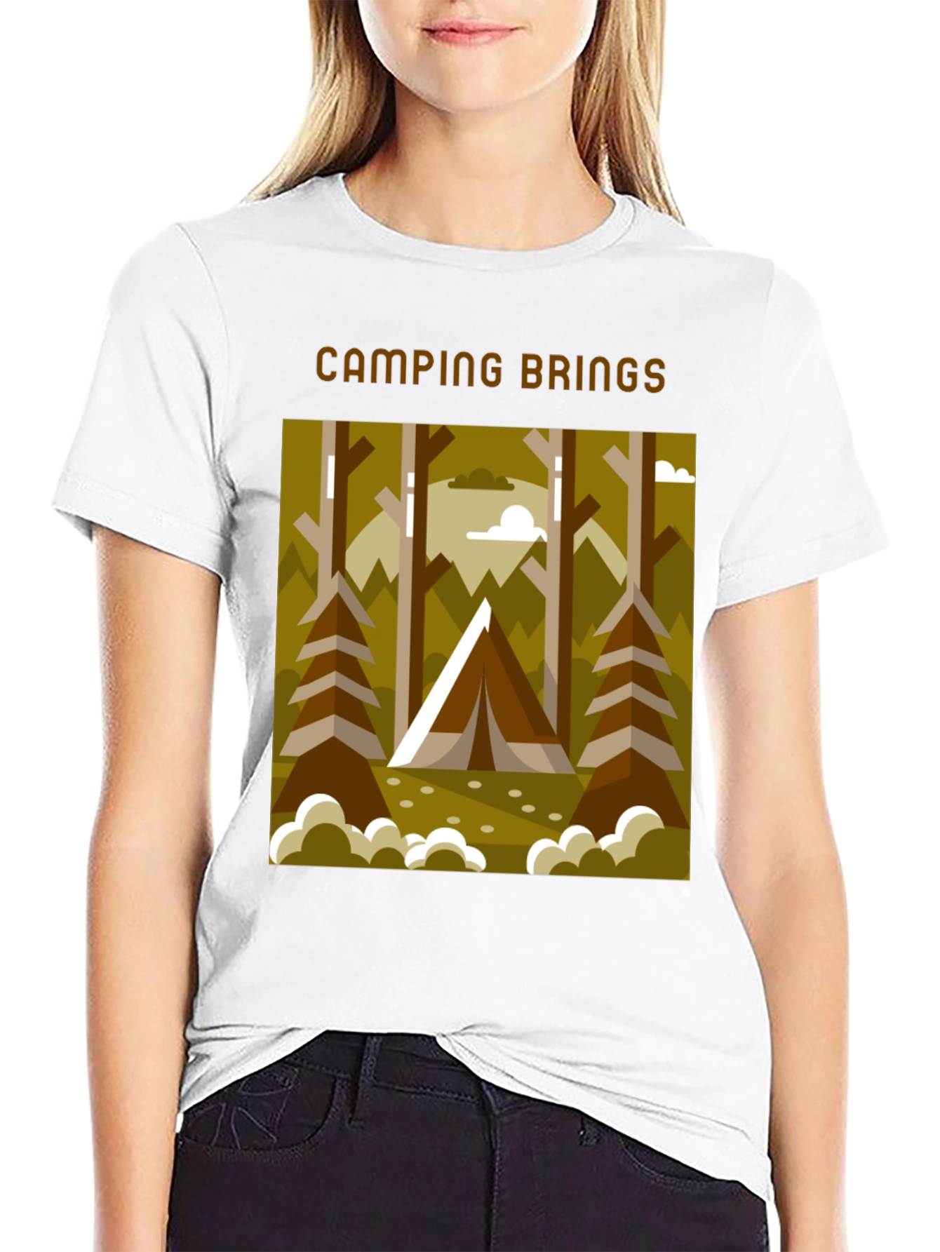 Camping Brings T-Shirt - Outdoors Graphic Tee