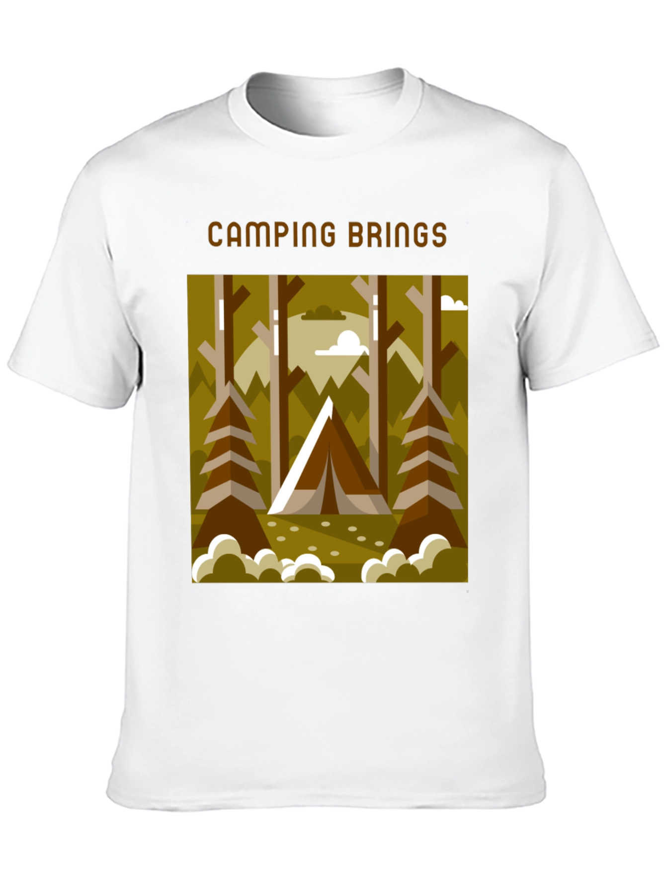 Camping Brings T-Shirt - Outdoors Graphic Tee