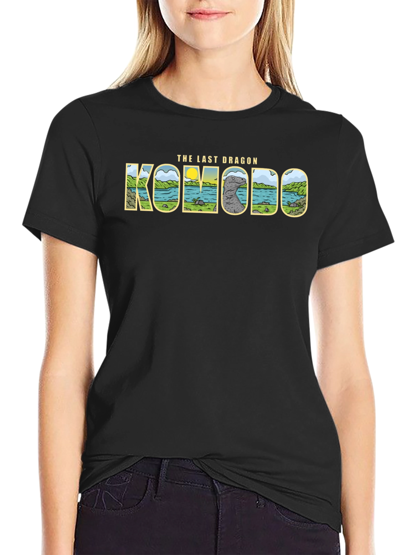 Komodo The Last Dragon Graphic T-Shirt - Black