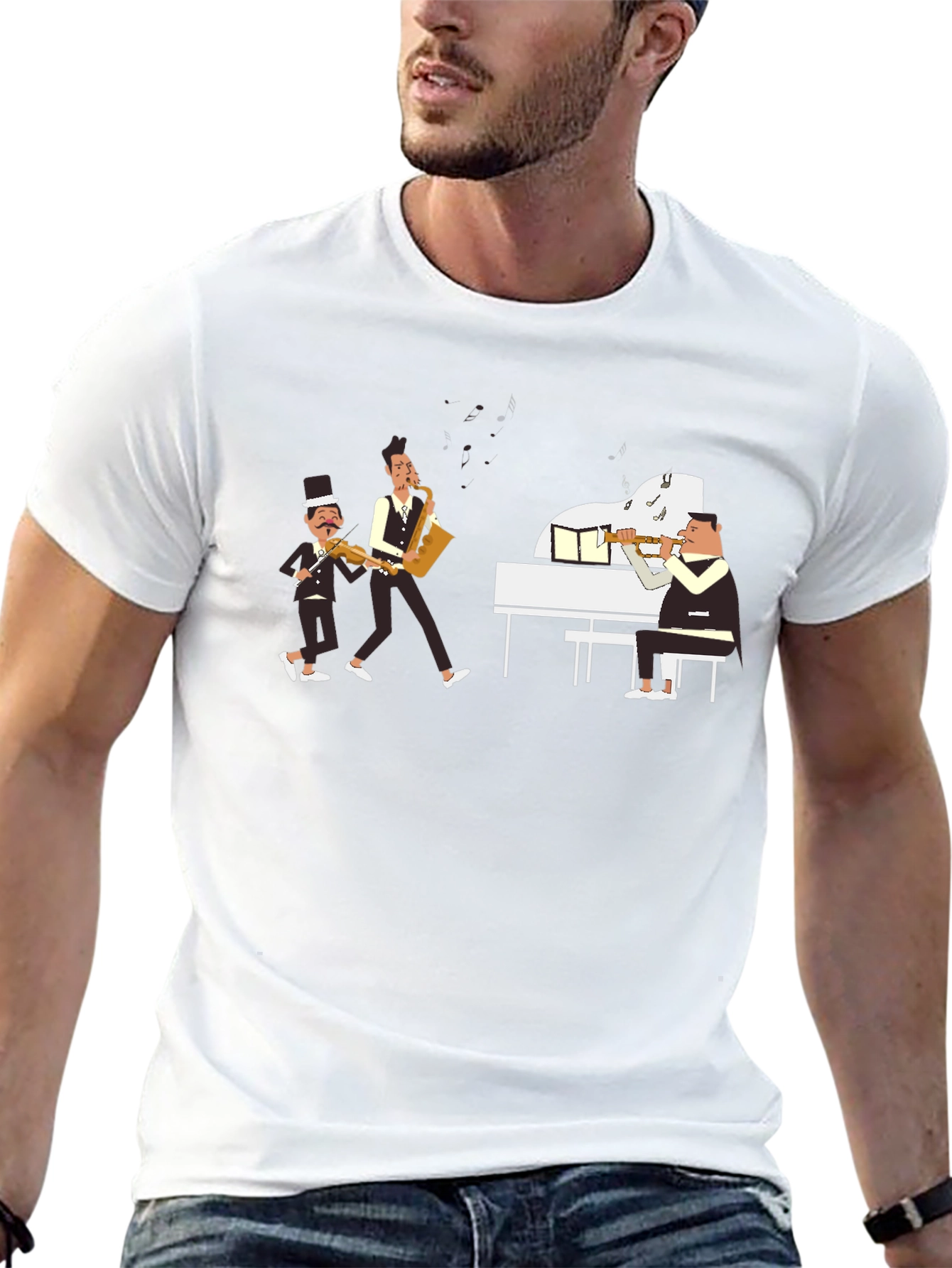 Jazz Band Graphic Tee