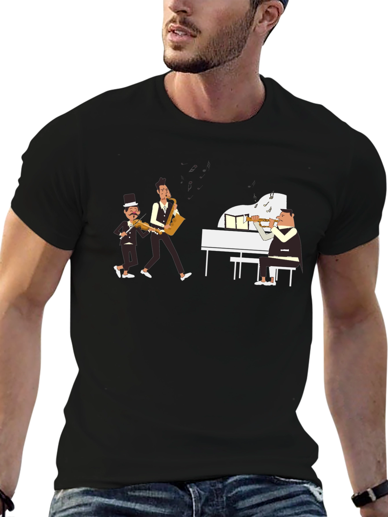 Jazz Band Graphic Tee