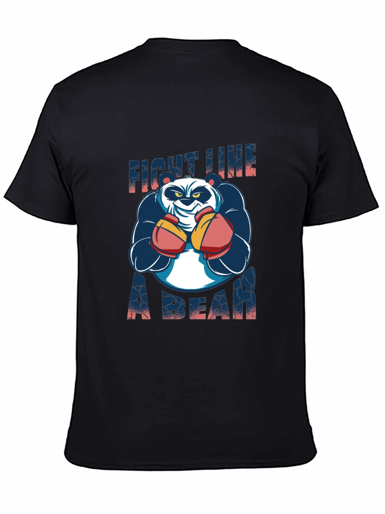 Fight Like a Bear Panda Graphic T-Shirt