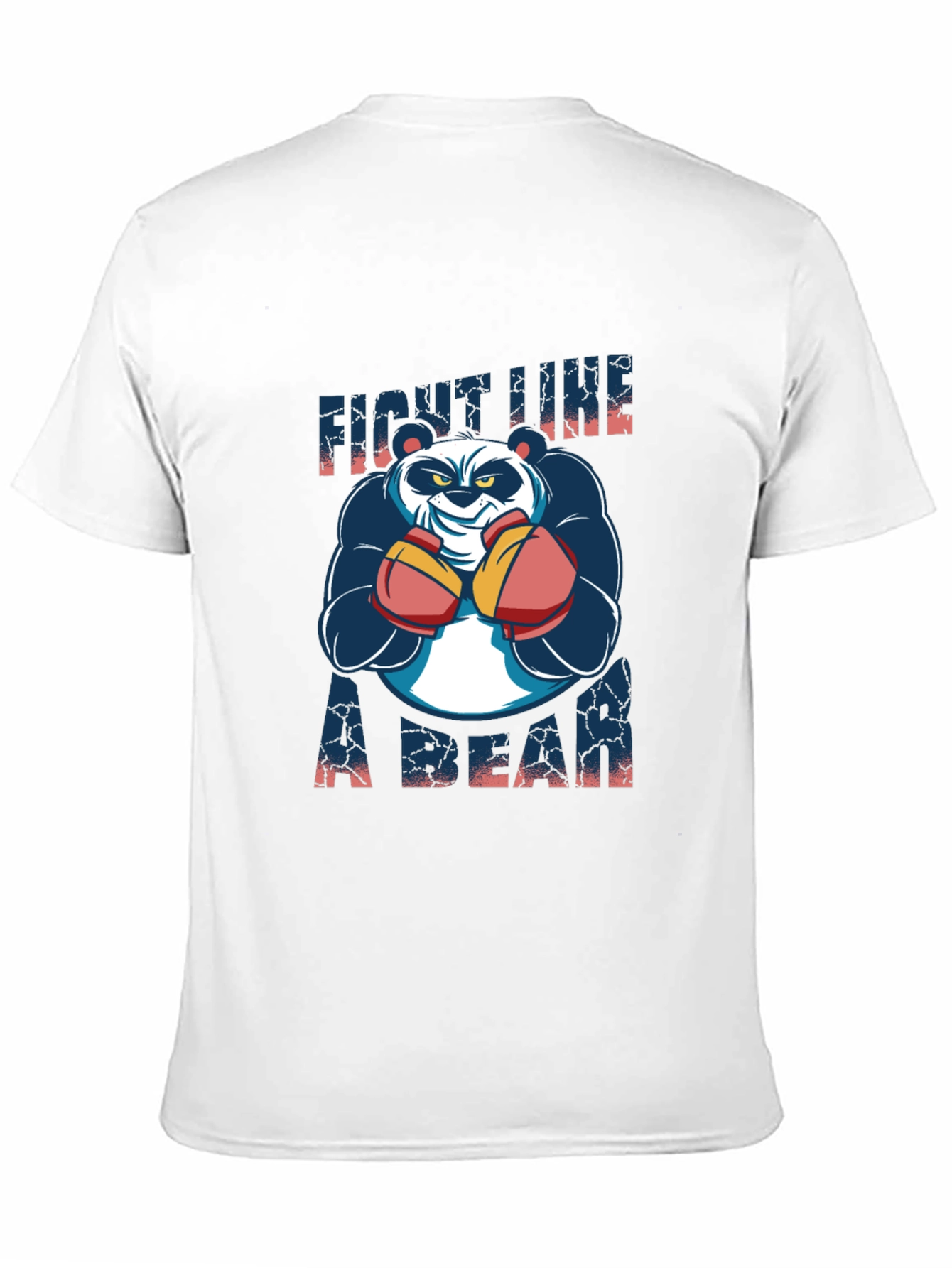 Fight Like a Bear Panda Graphic T-Shirt