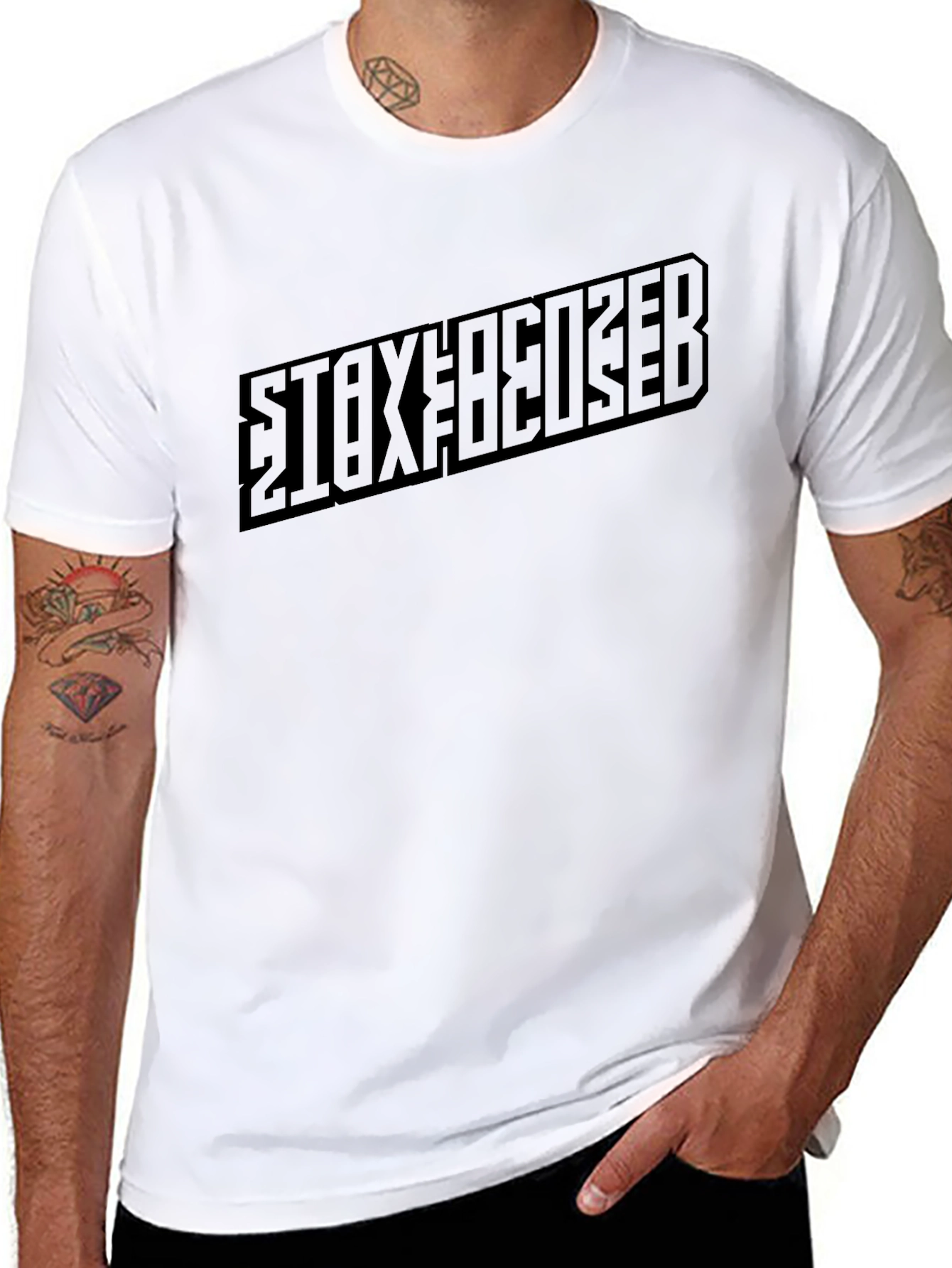Stay Focused Black Graphic Tee