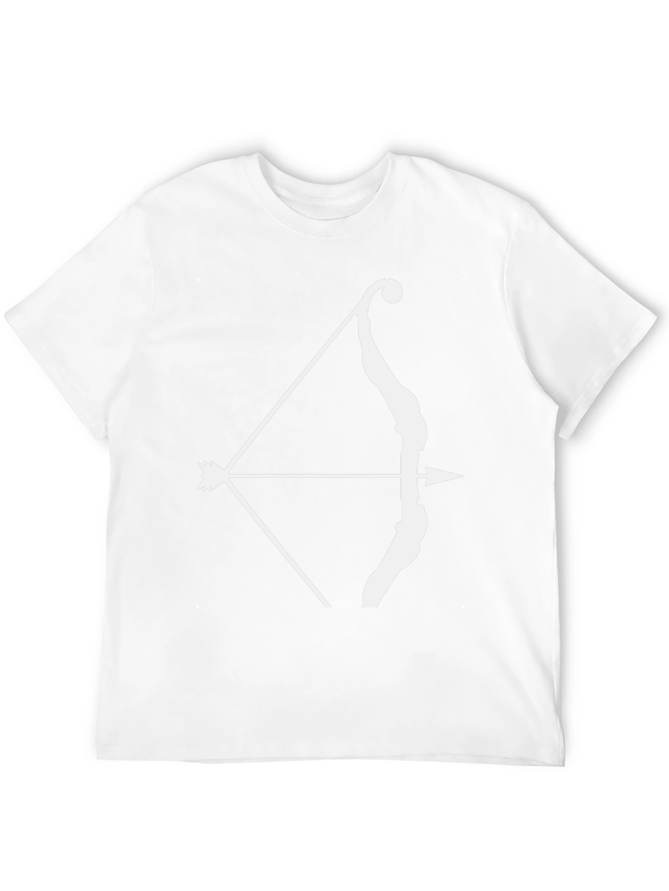 Archery Bow & Arrow Graphic Tee - Black