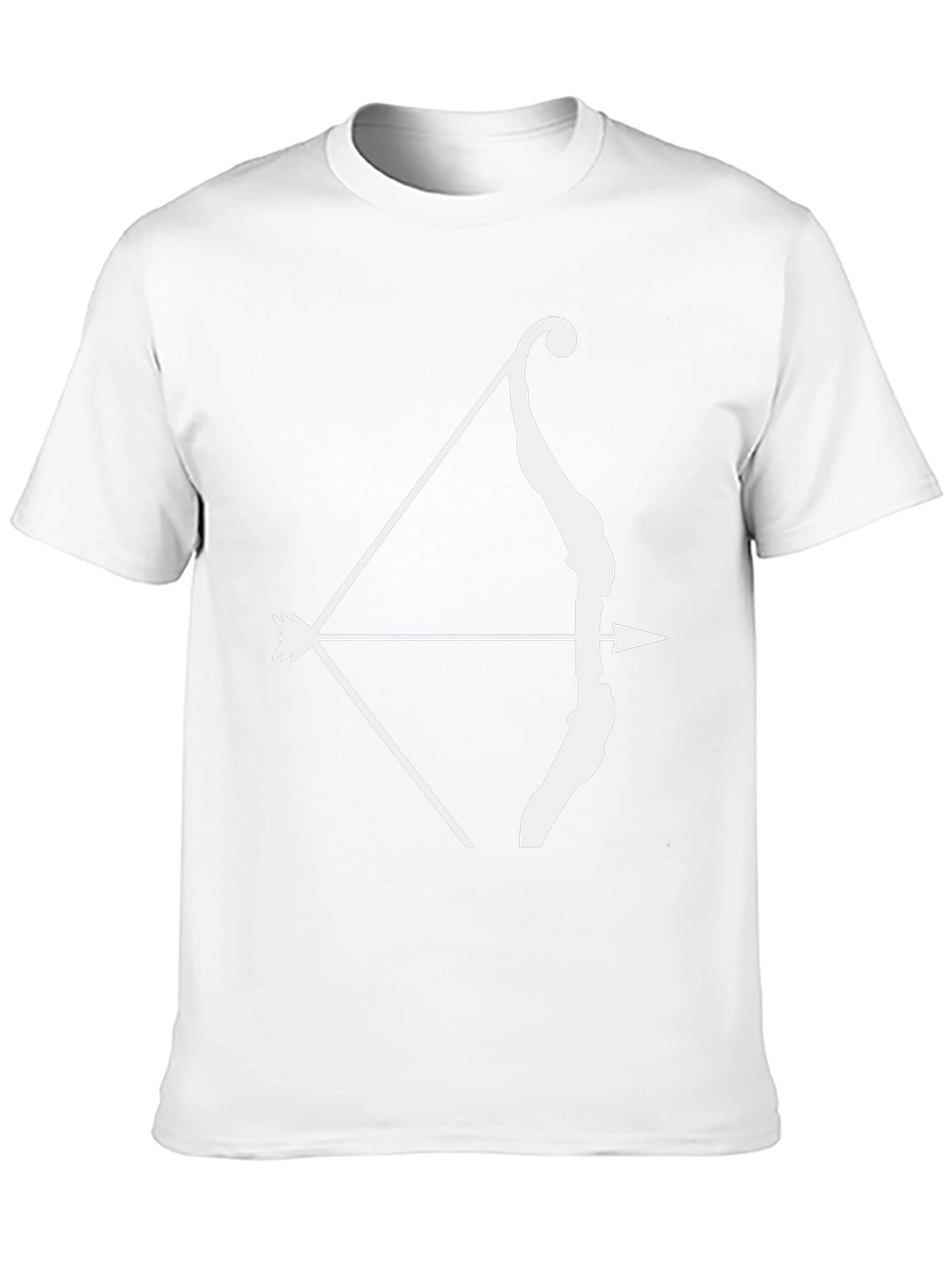 Archery Bow & Arrow Graphic Tee - Black