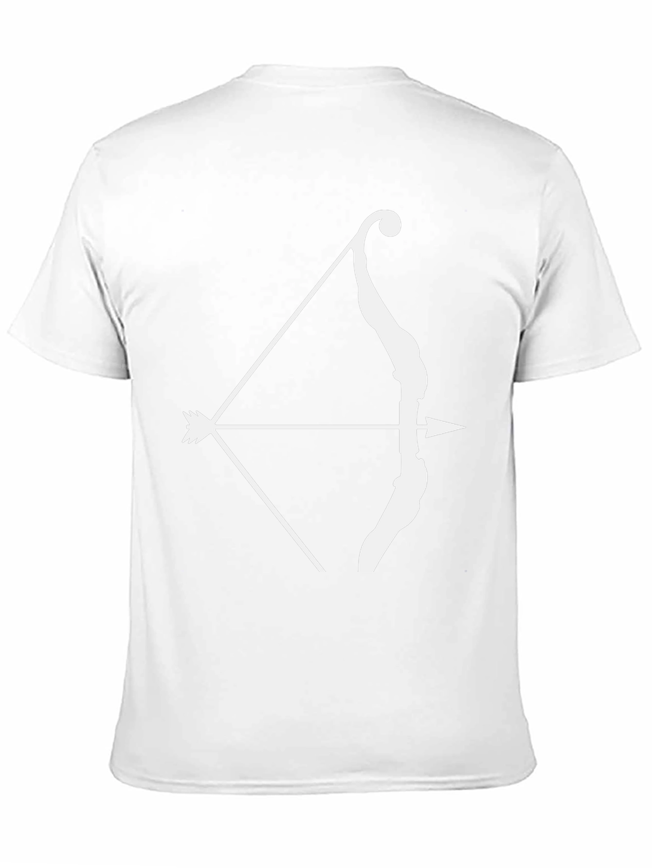 Archery Bow & Arrow Graphic Tee - Black