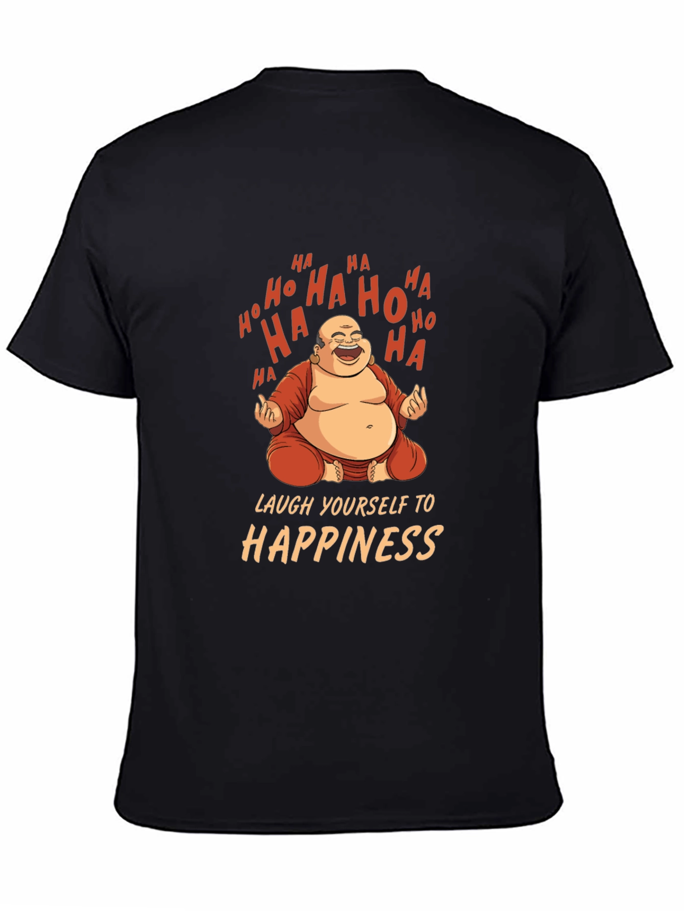 Laughing Buddha Graphic T-Shirt