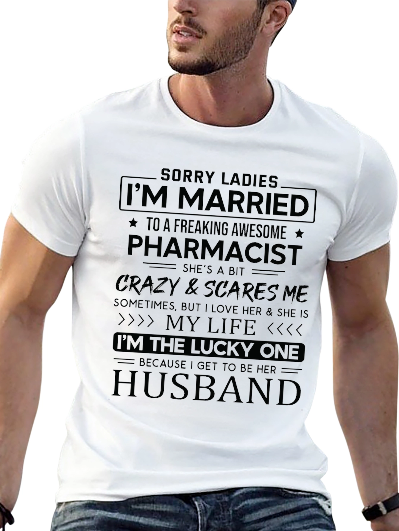 Funny Married to a Pharmacist T-Shirt
