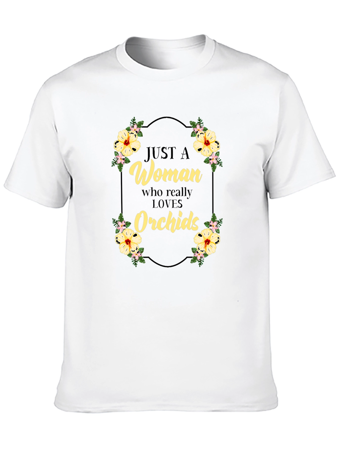 Orchid Lover T-Shirt - Floral Graphic Tee