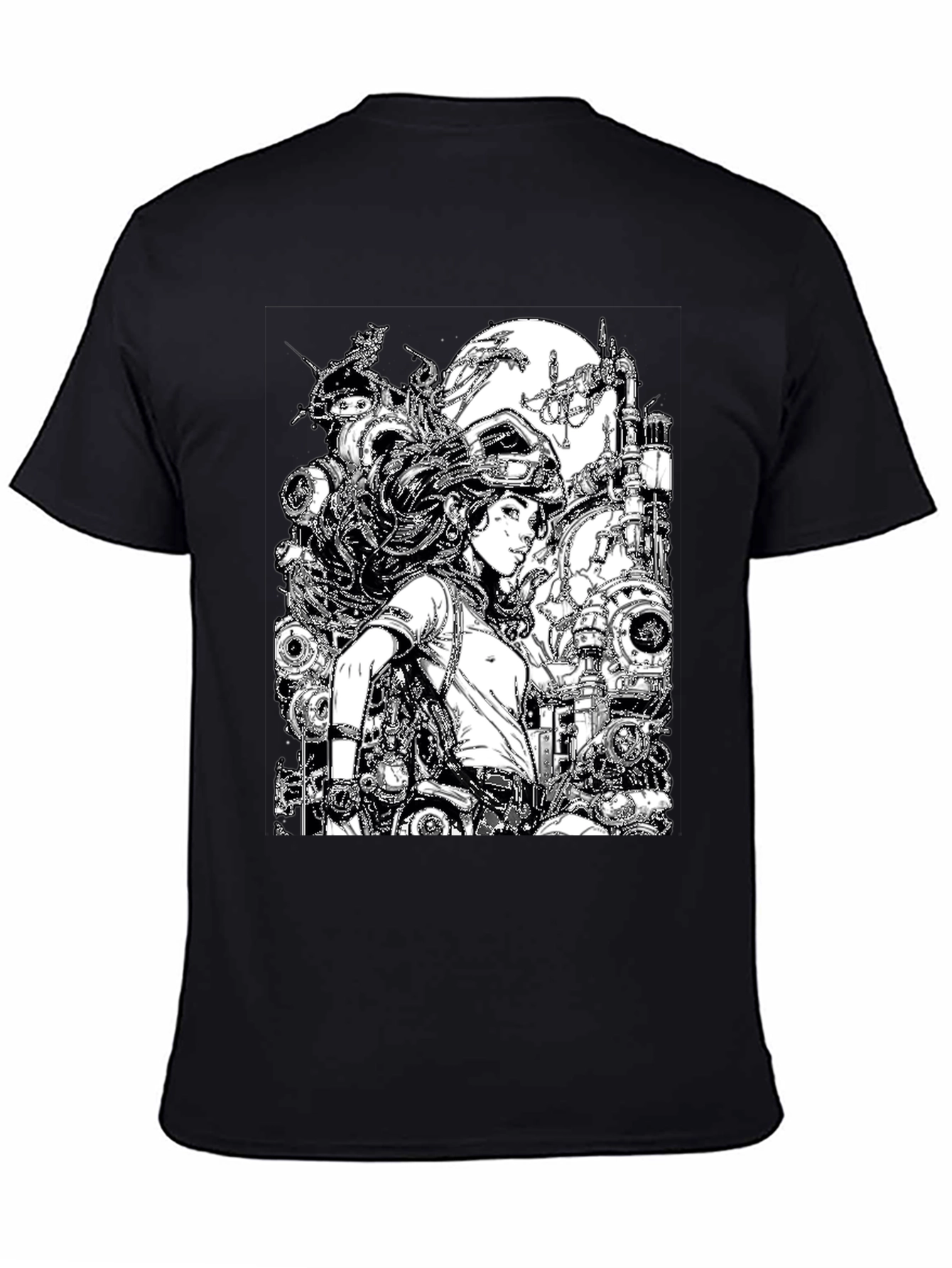 Steampunk Girl Graphic T-Shirt - Unique Design