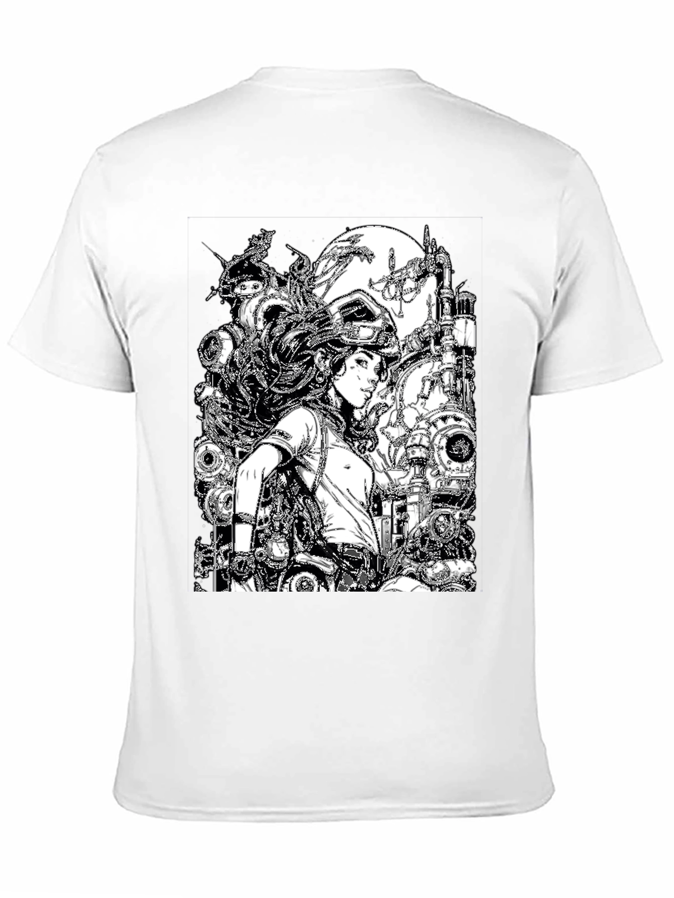 Steampunk Girl Graphic T-Shirt - Unique Design