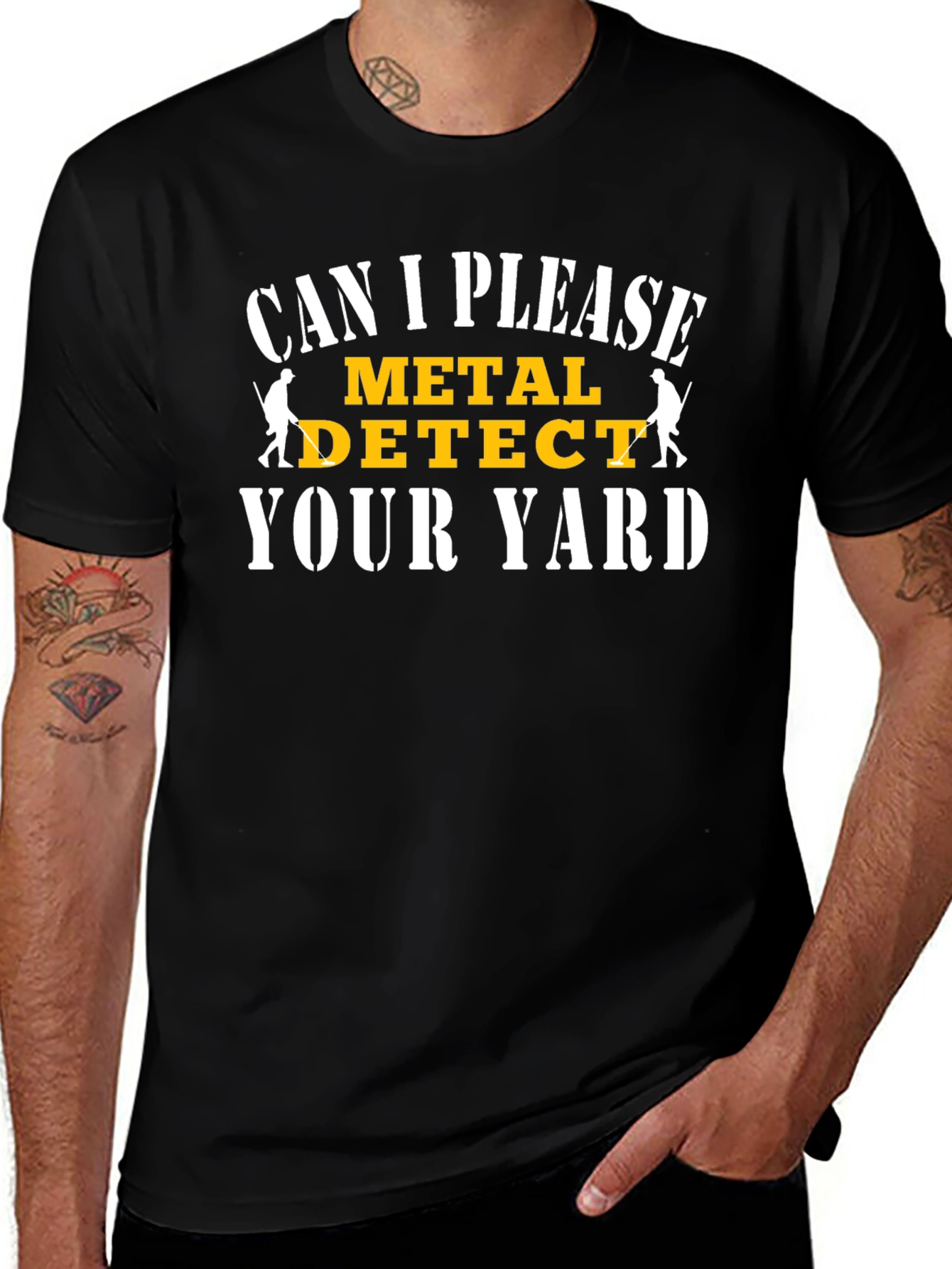 Metal Detecting Yard T-Shirt