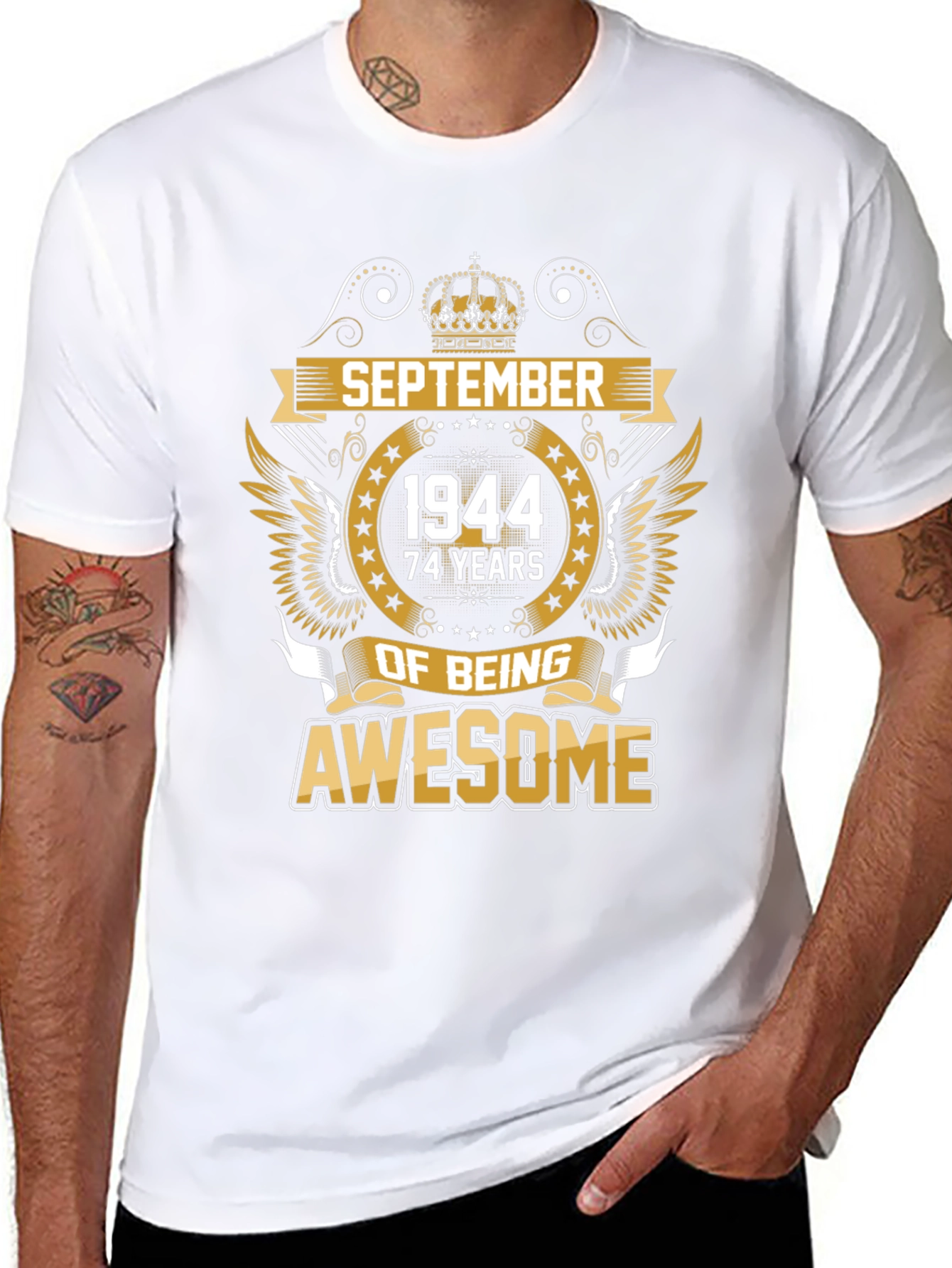 September 1944 - 74 Years of Being Awesome T-Shirt