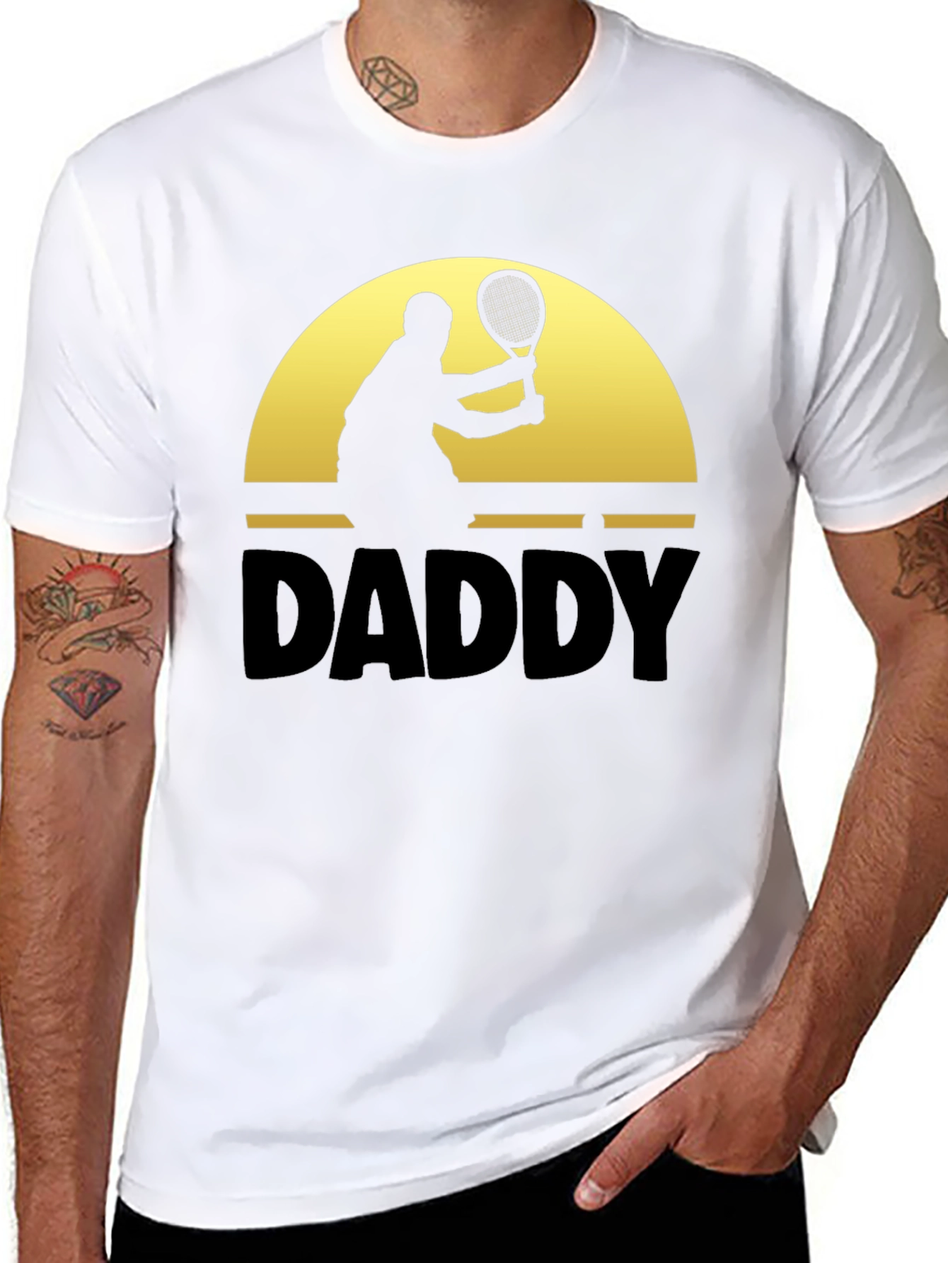 Daddy Tennis T-Shirt - Fathers Day Gift