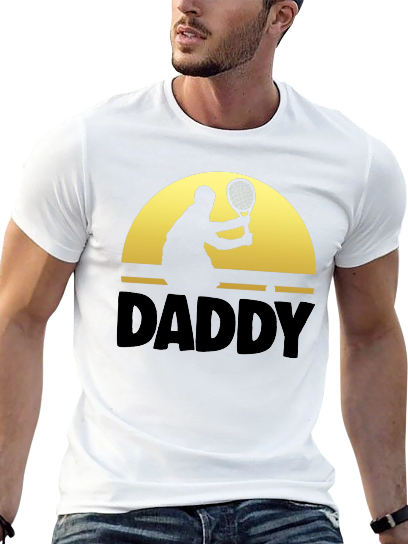 Daddy Tennis T-Shirt - Fathers Day Gift