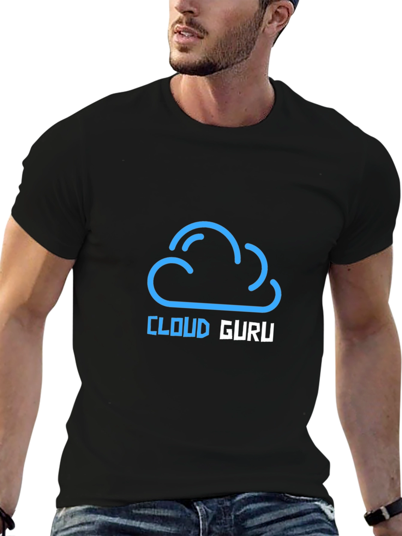 Cloud Guru Black T-Shirt - Tech Enthusiast Apparel
