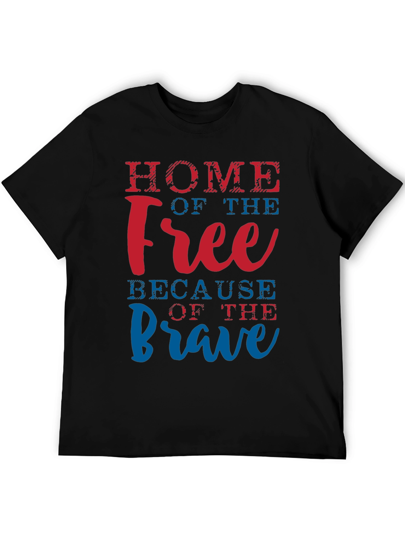 Home of the Free Patriotic Graphic Tee