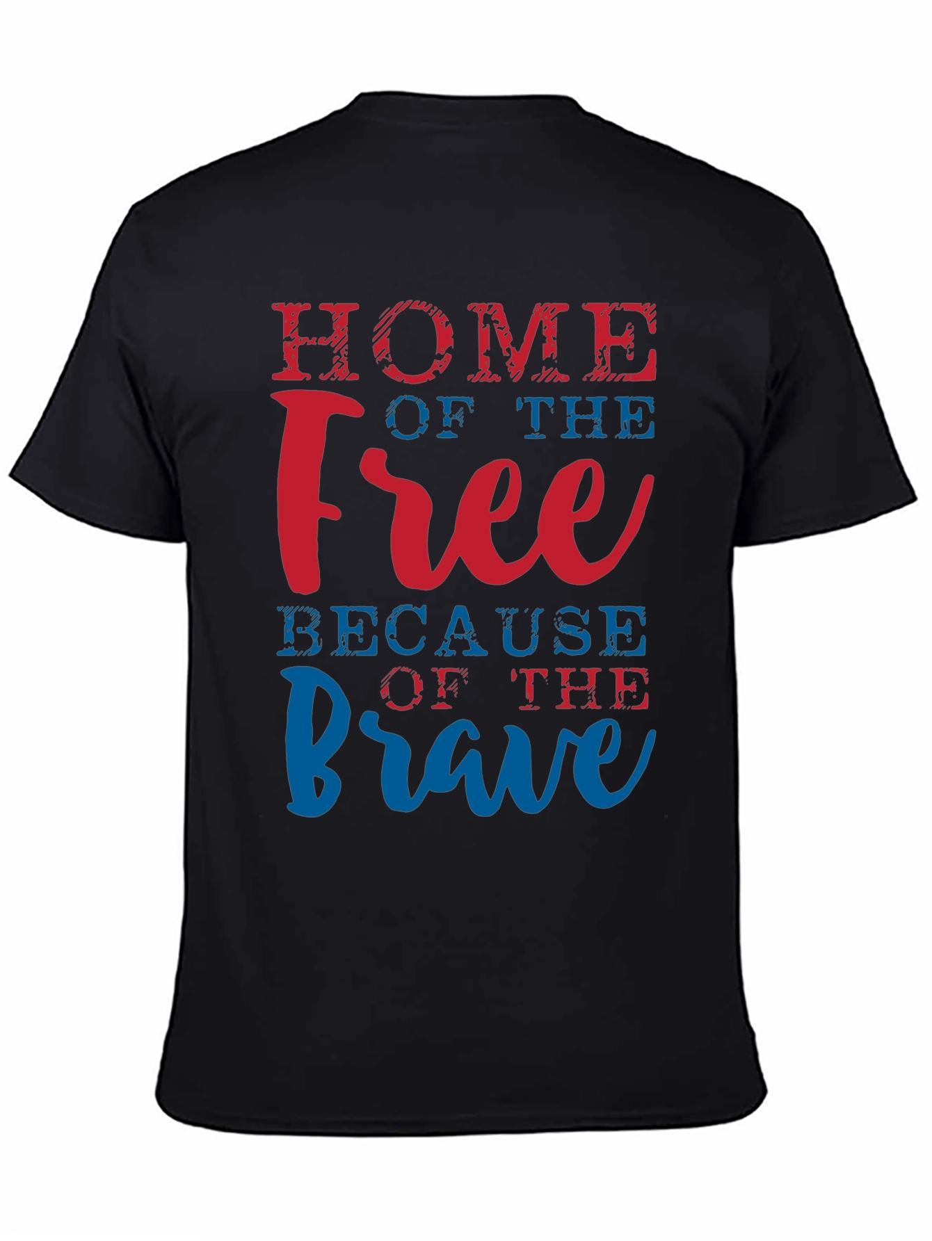 Home of the Free Patriotic Graphic Tee