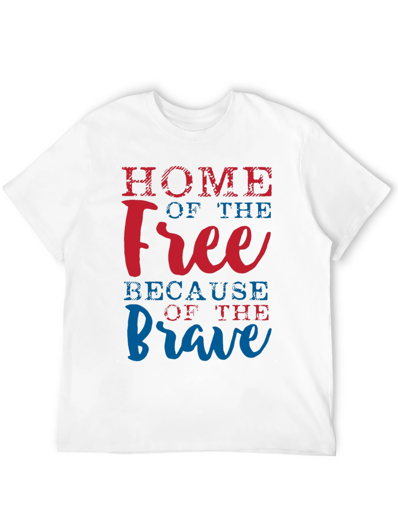 Home of the Free Patriotic Graphic Tee