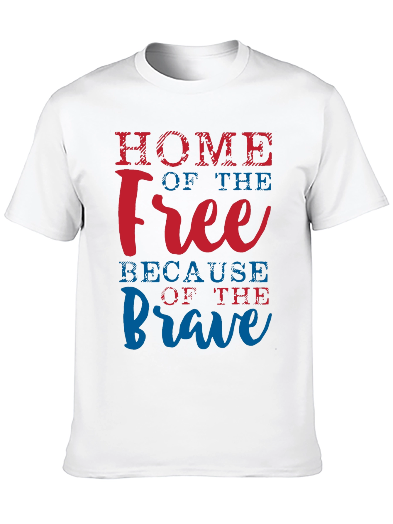 Home of the Free Patriotic Graphic Tee