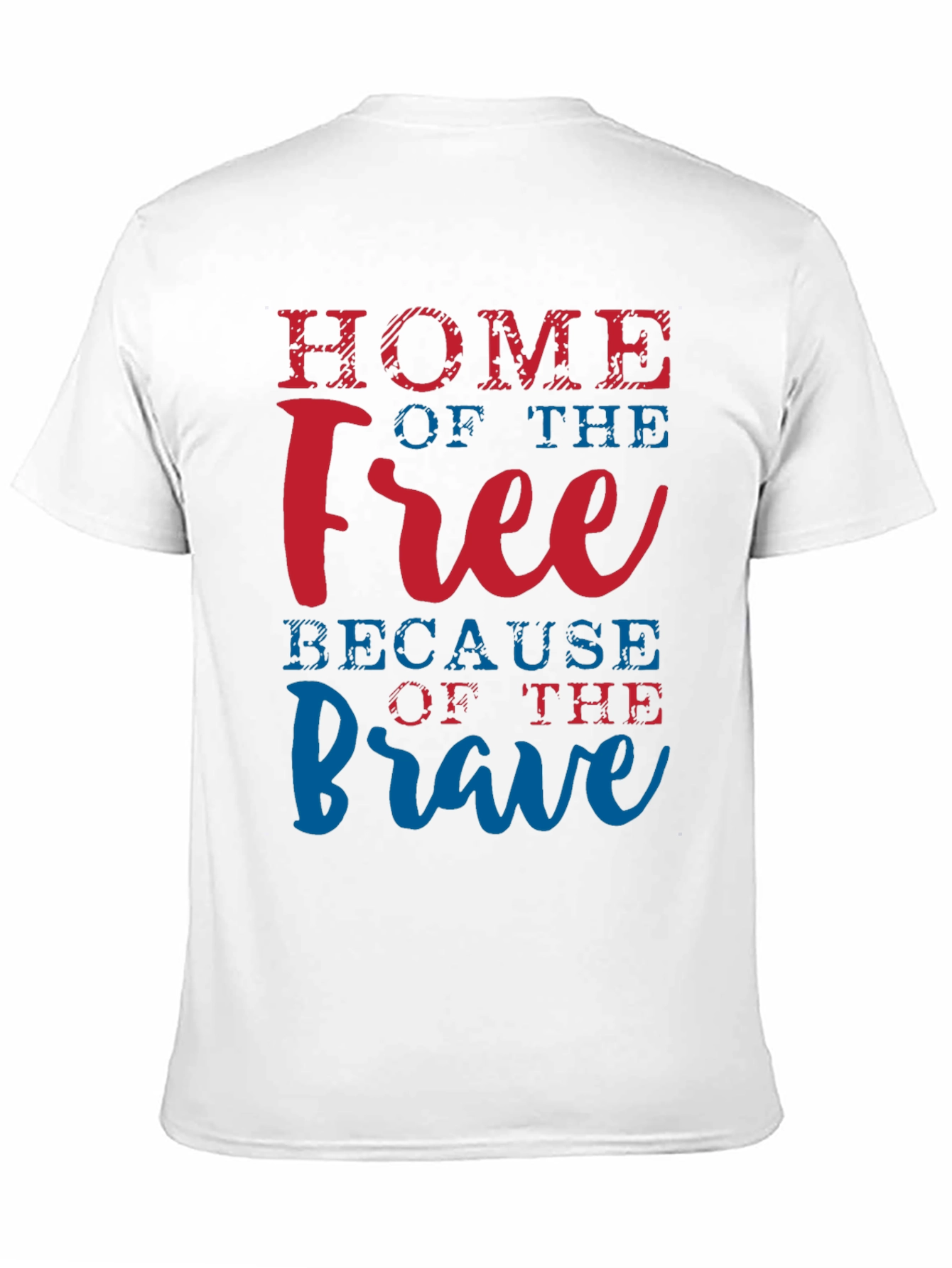Home of the Free Patriotic Graphic Tee