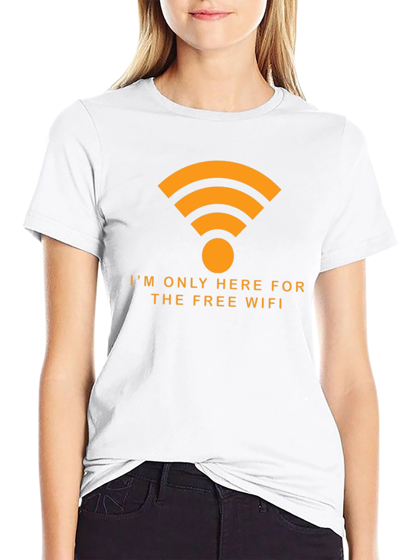 Free WiFi T-Shirt - Humorous Internet Lover Tee