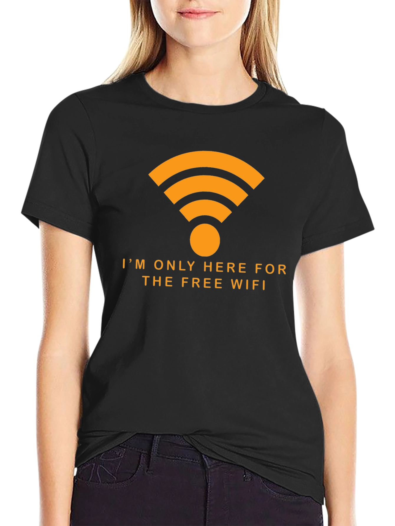 Free WiFi T-Shirt - Humorous Internet Lover Tee