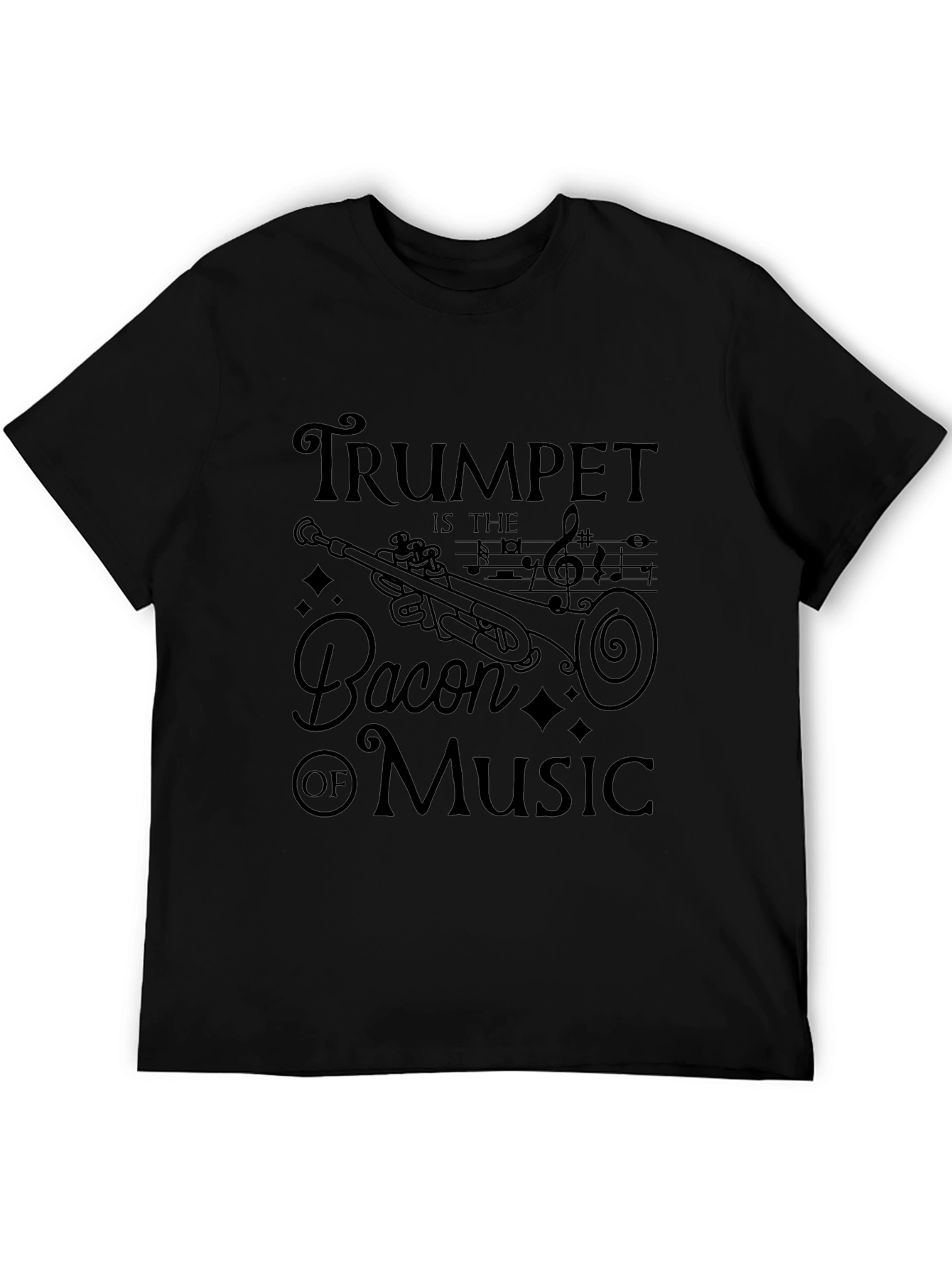 Trumpet is the Bacon of Music Graphic T-Shirt