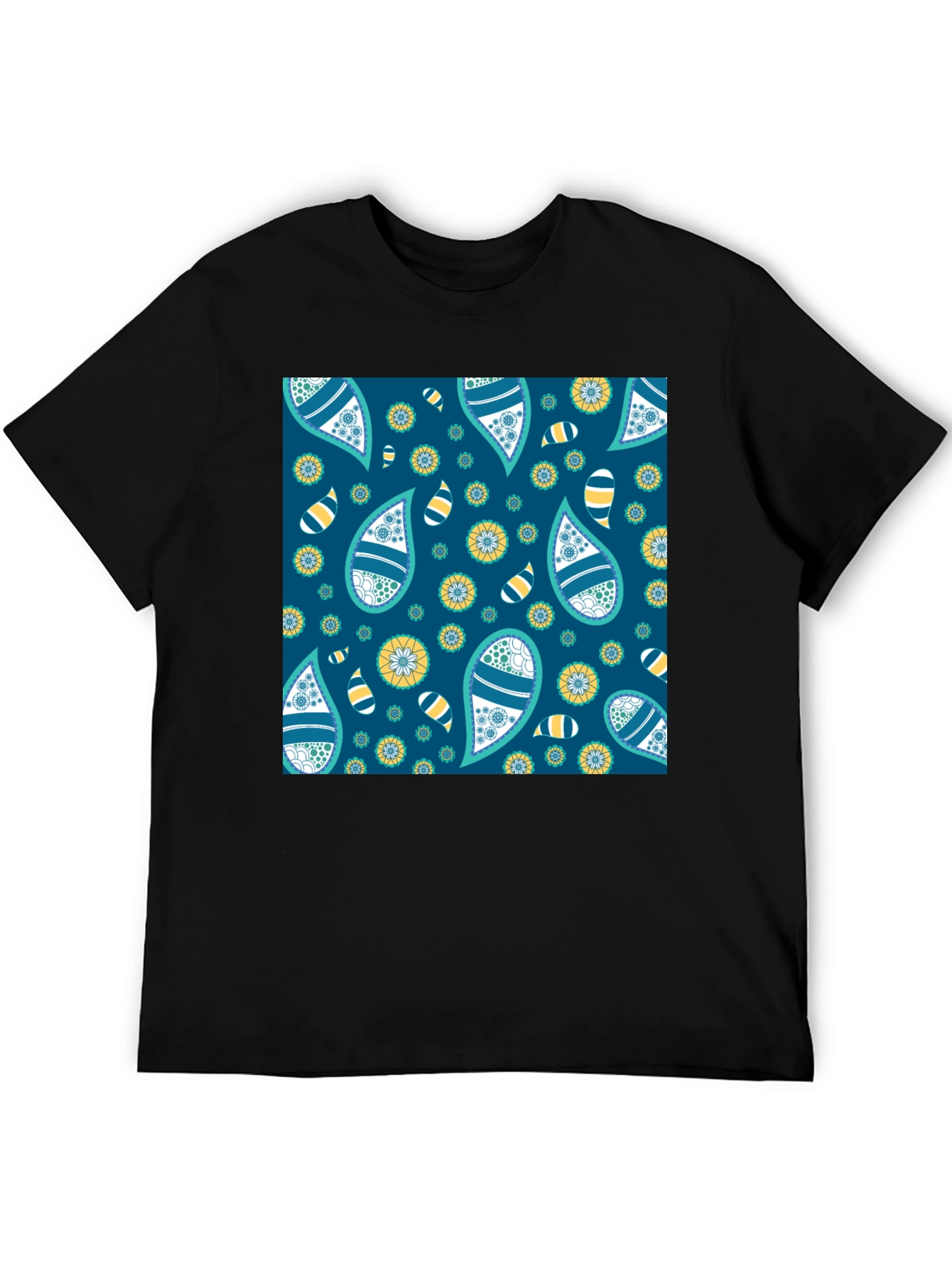 Paisley Pattern T-Shirt: Stylish Casual Wear