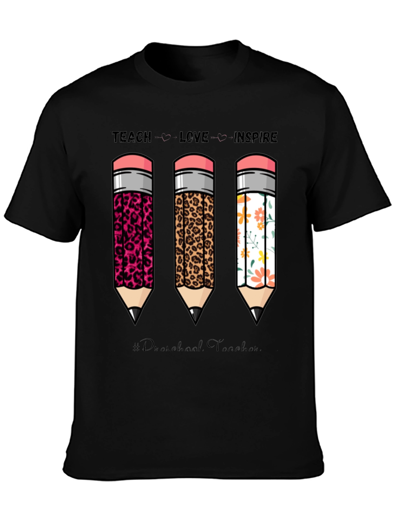 Teach Love Inspire Teacher Graphic Tee