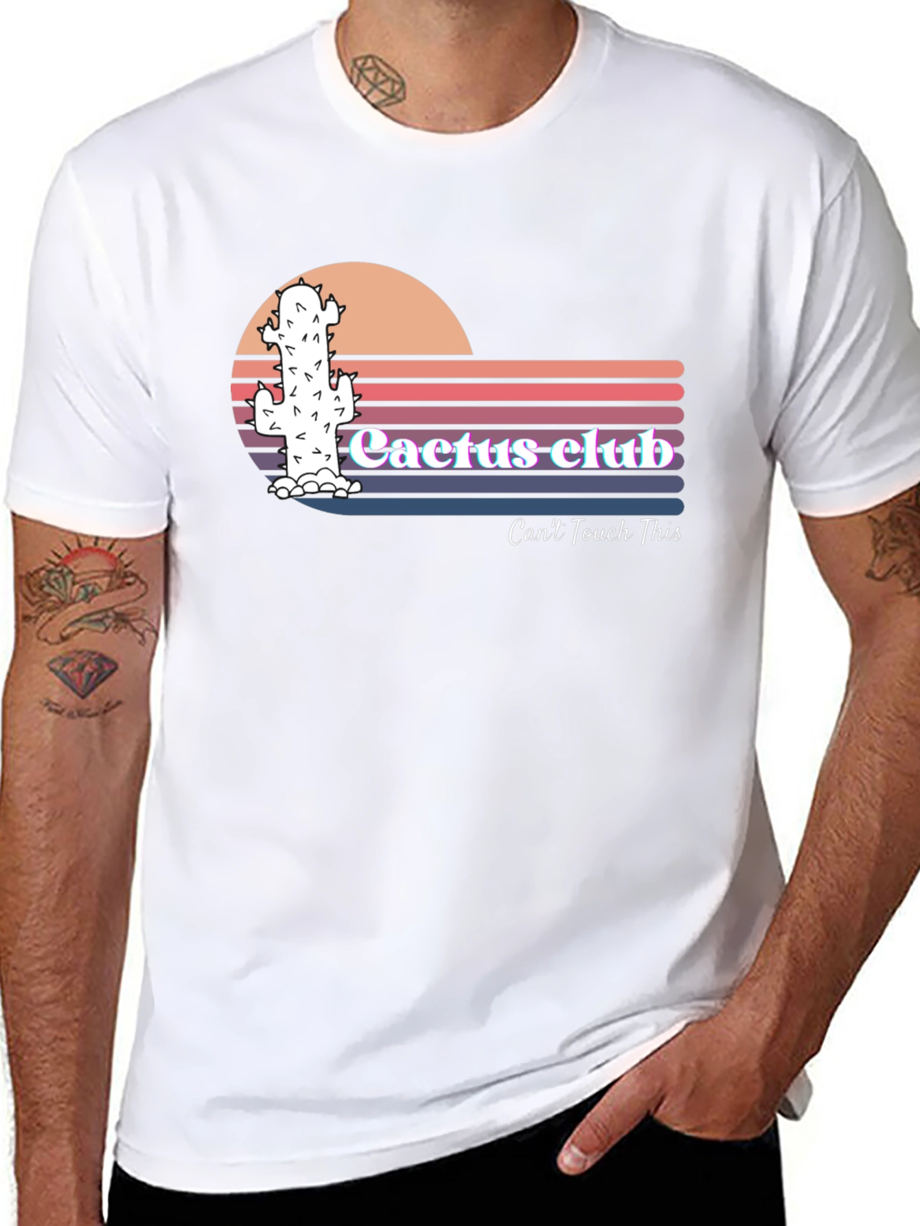 Cactus Club T-Shirt - Retro Style Tee