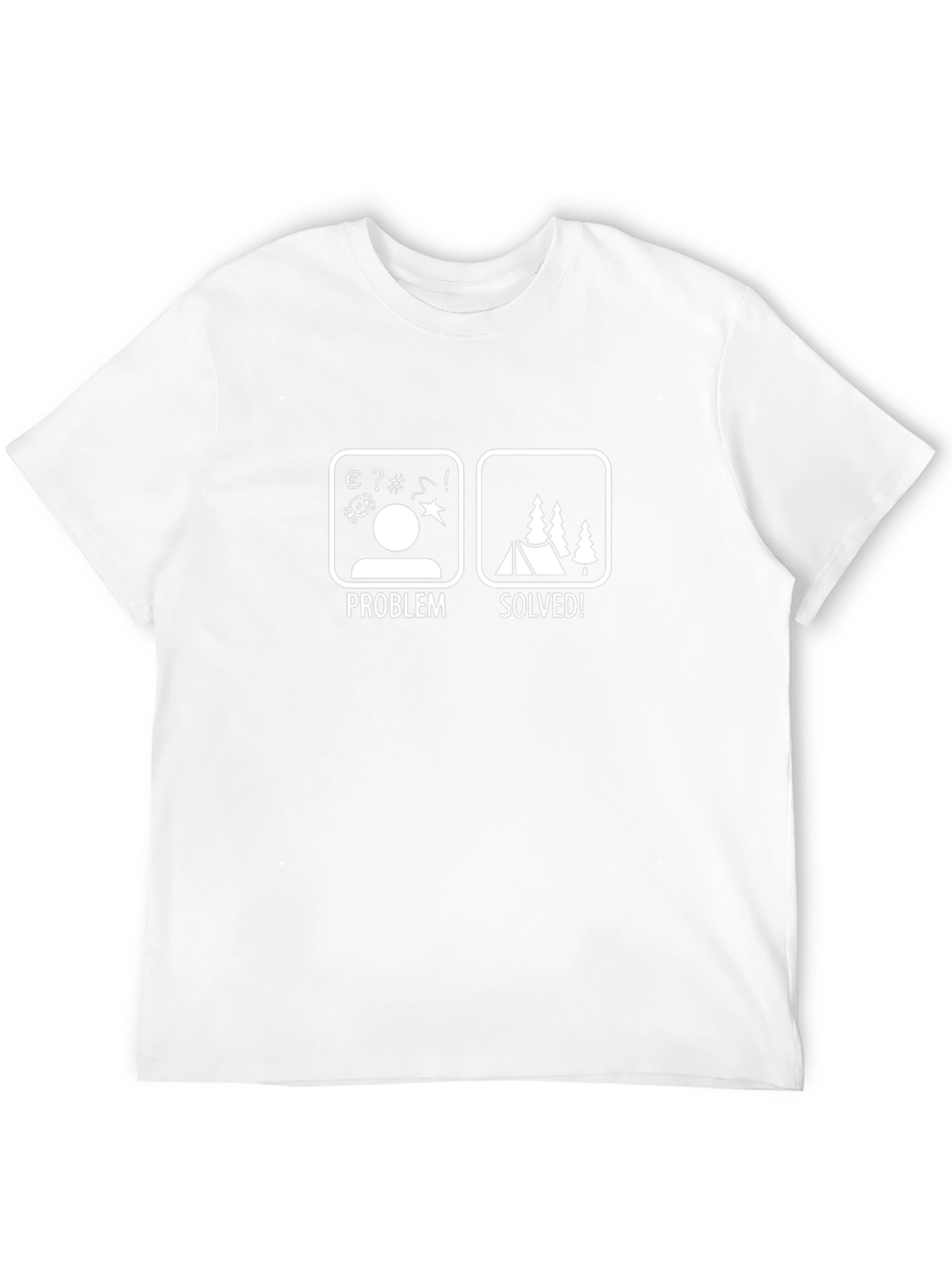 Problem Solved Camping T-Shirt - Funny Outdoor Tee