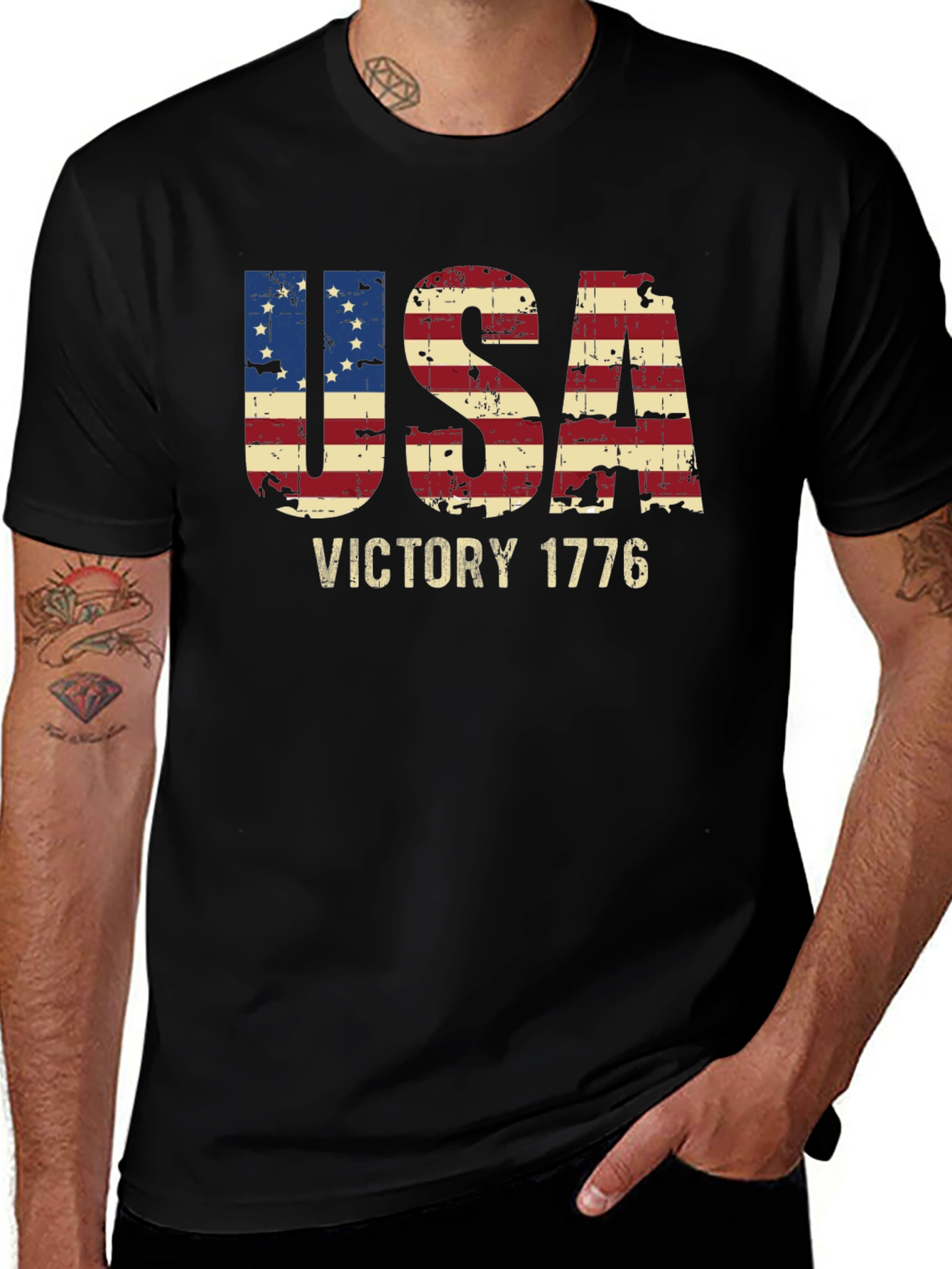 USA Victory 1776 Patriotic T-Shirt