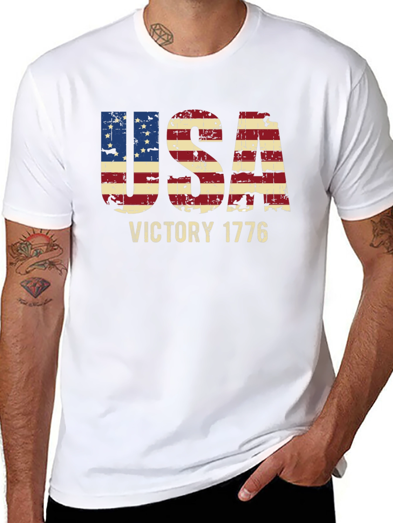 USA Victory 1776 Patriotic T-Shirt