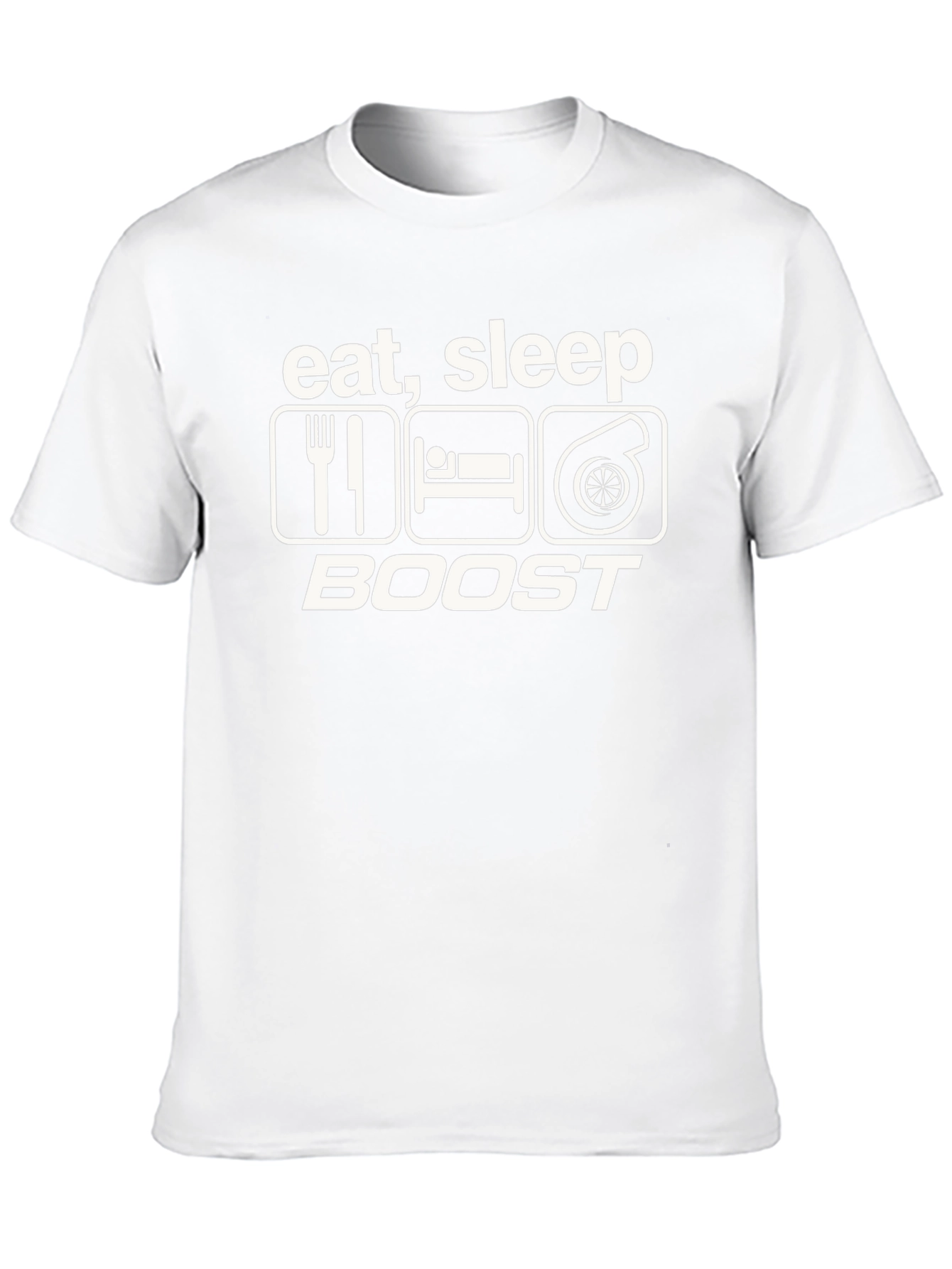 Eat Sleep Boost T-Shirt - Turbo Car Enthusiast Tee