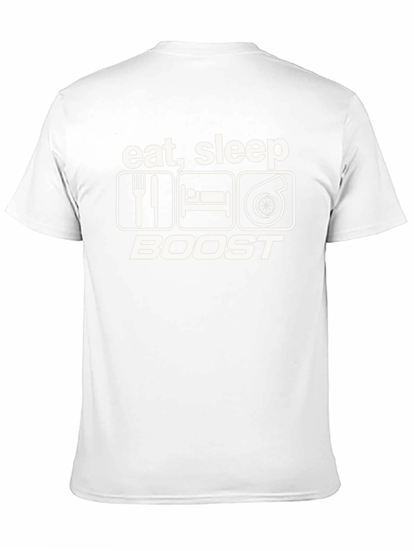 Eat Sleep Boost T-Shirt - Turbo Car Enthusiast Tee