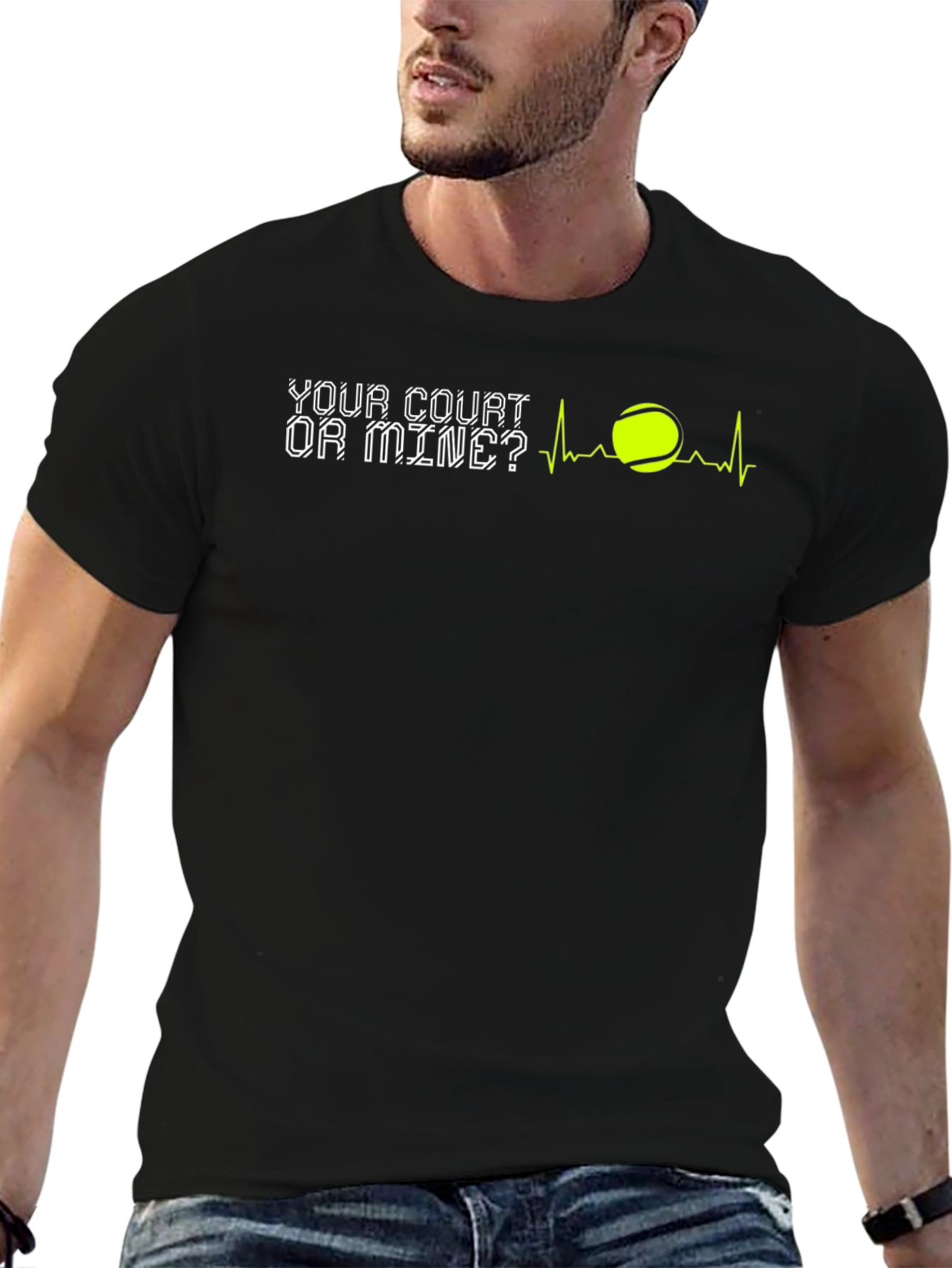 Tennis T-Shirt: Your Court or Mine?