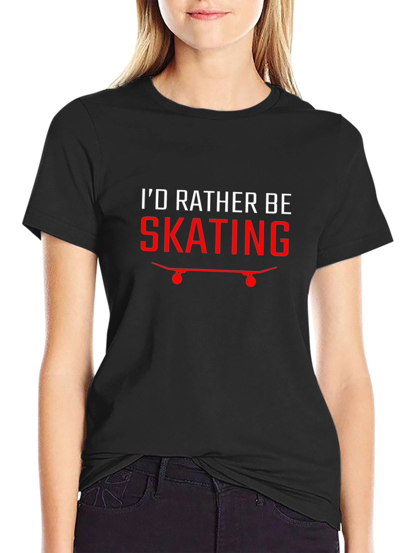 Skating T-Shirt - Id Rather Be Skating