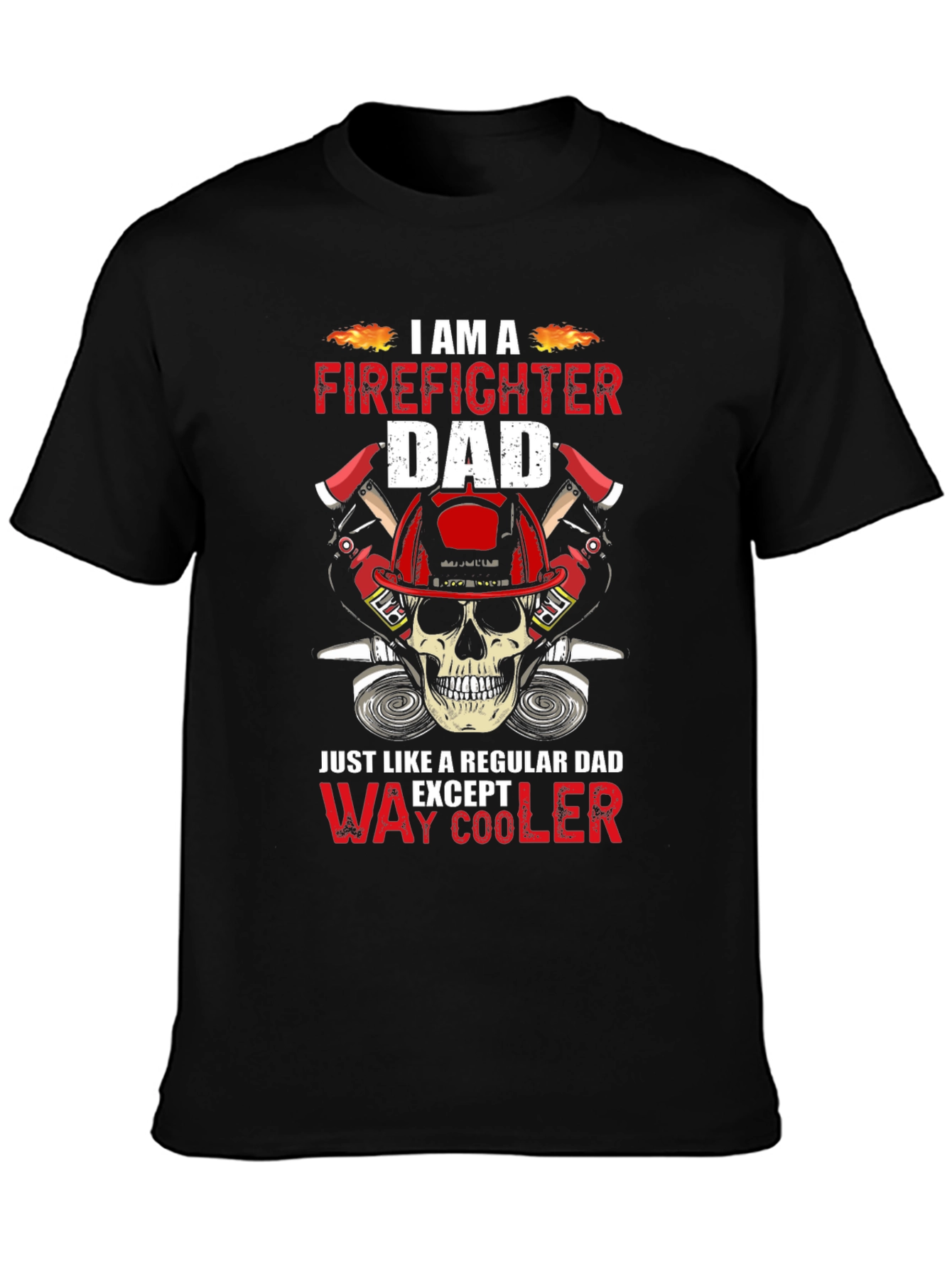 Firefighter Dad Graphic Tee