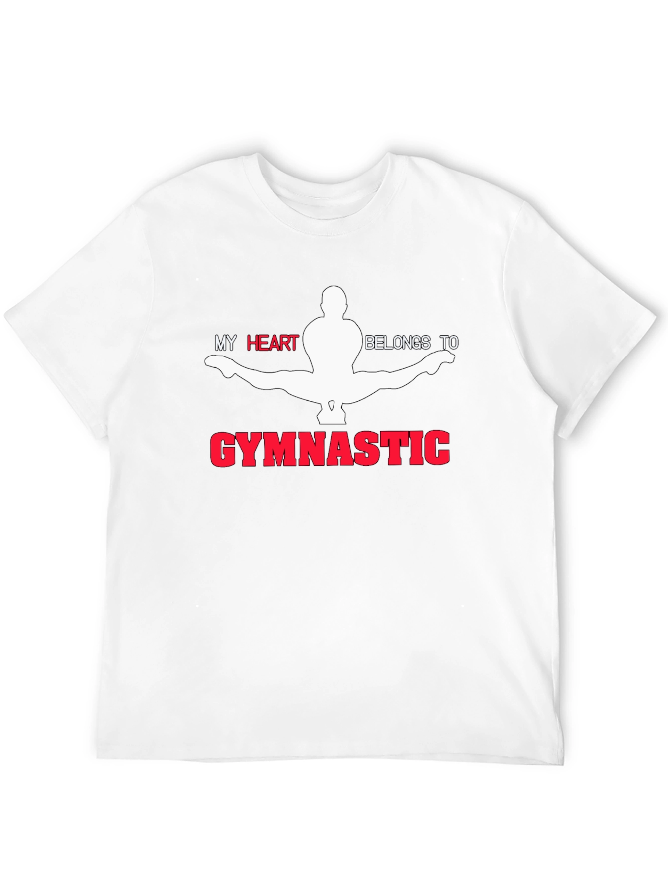 Gymnastic Heart T-Shirt - Perfect for Gymnastics Lovers