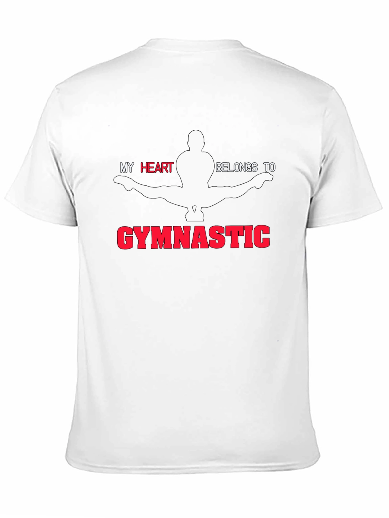 Gymnastic Heart T-Shirt - Perfect for Gymnastics Lovers