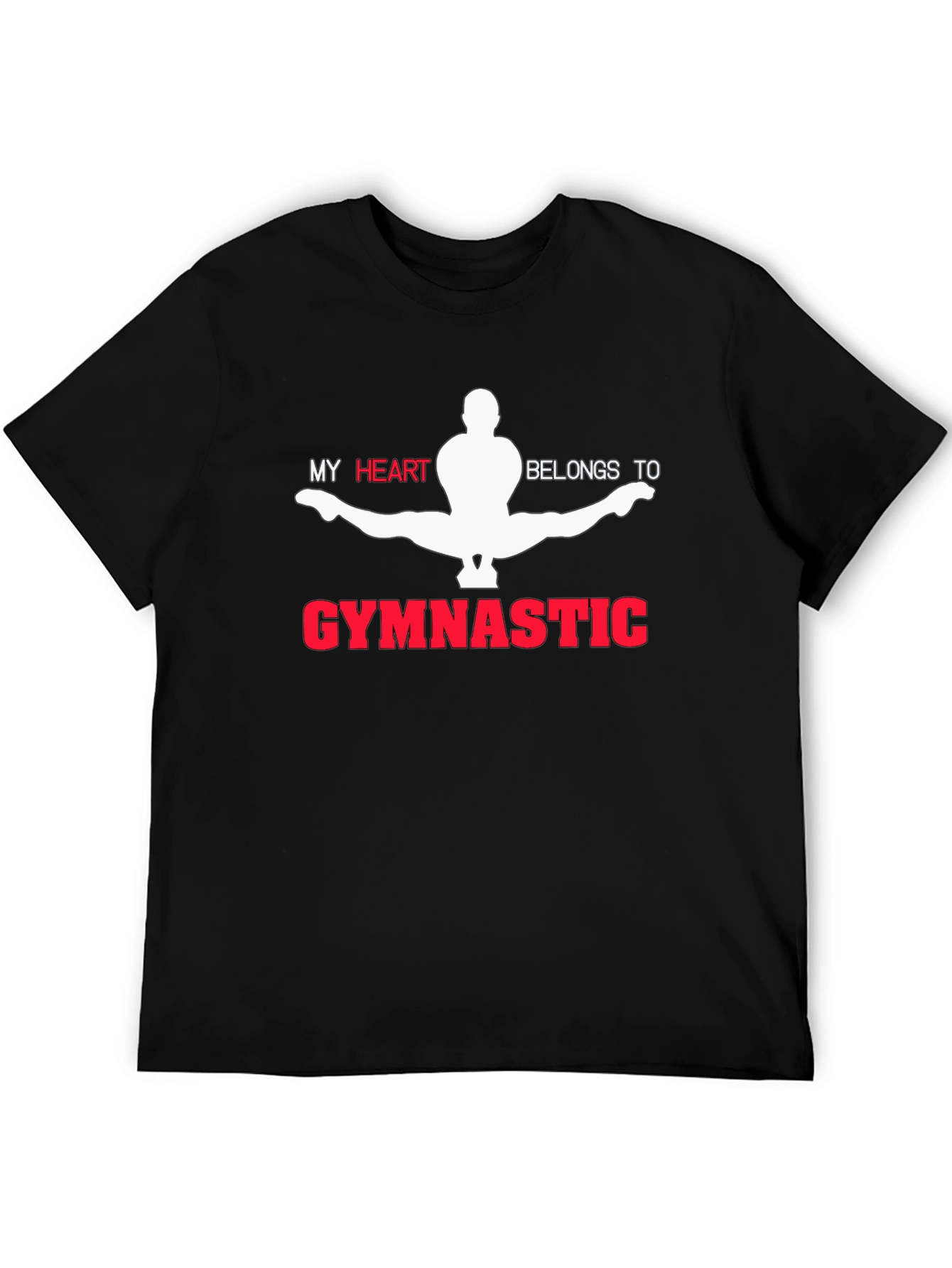 Gymnastic Heart T-Shirt - Perfect for Gymnastics Lovers